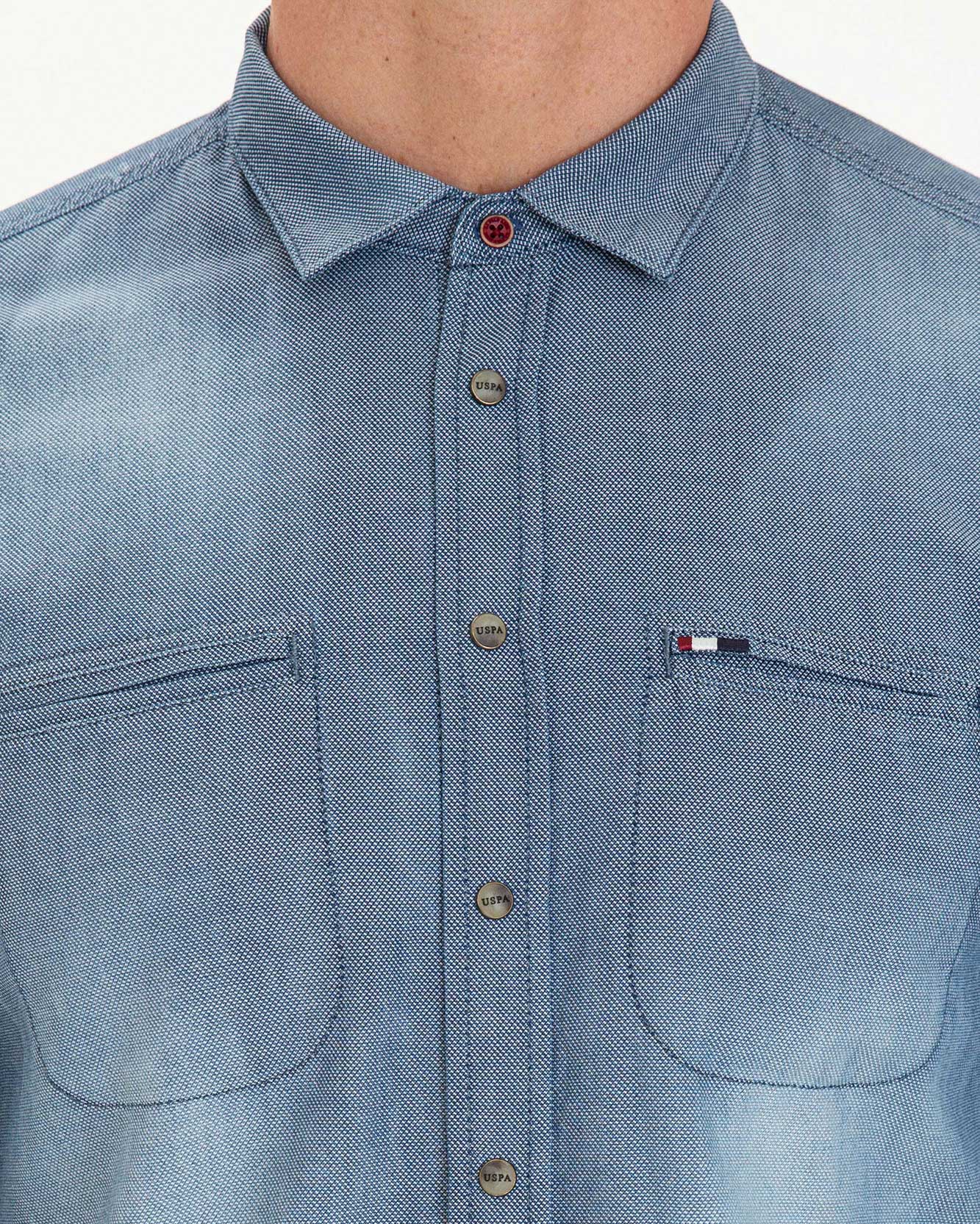 Mid Blue Denim Shirt U.S. Polo Assn.