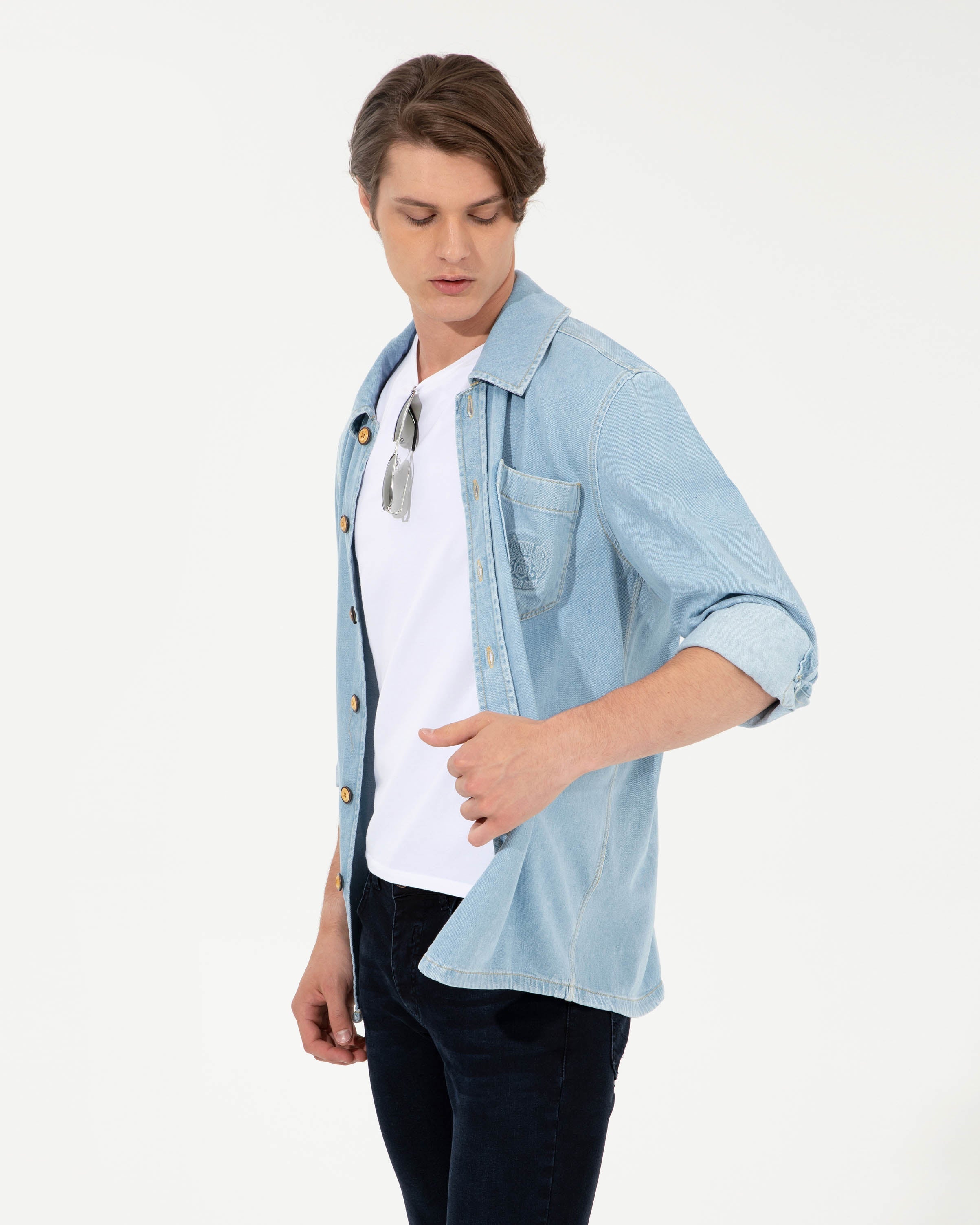 Light Blue Denim Shirt U.S. Polo Assn.