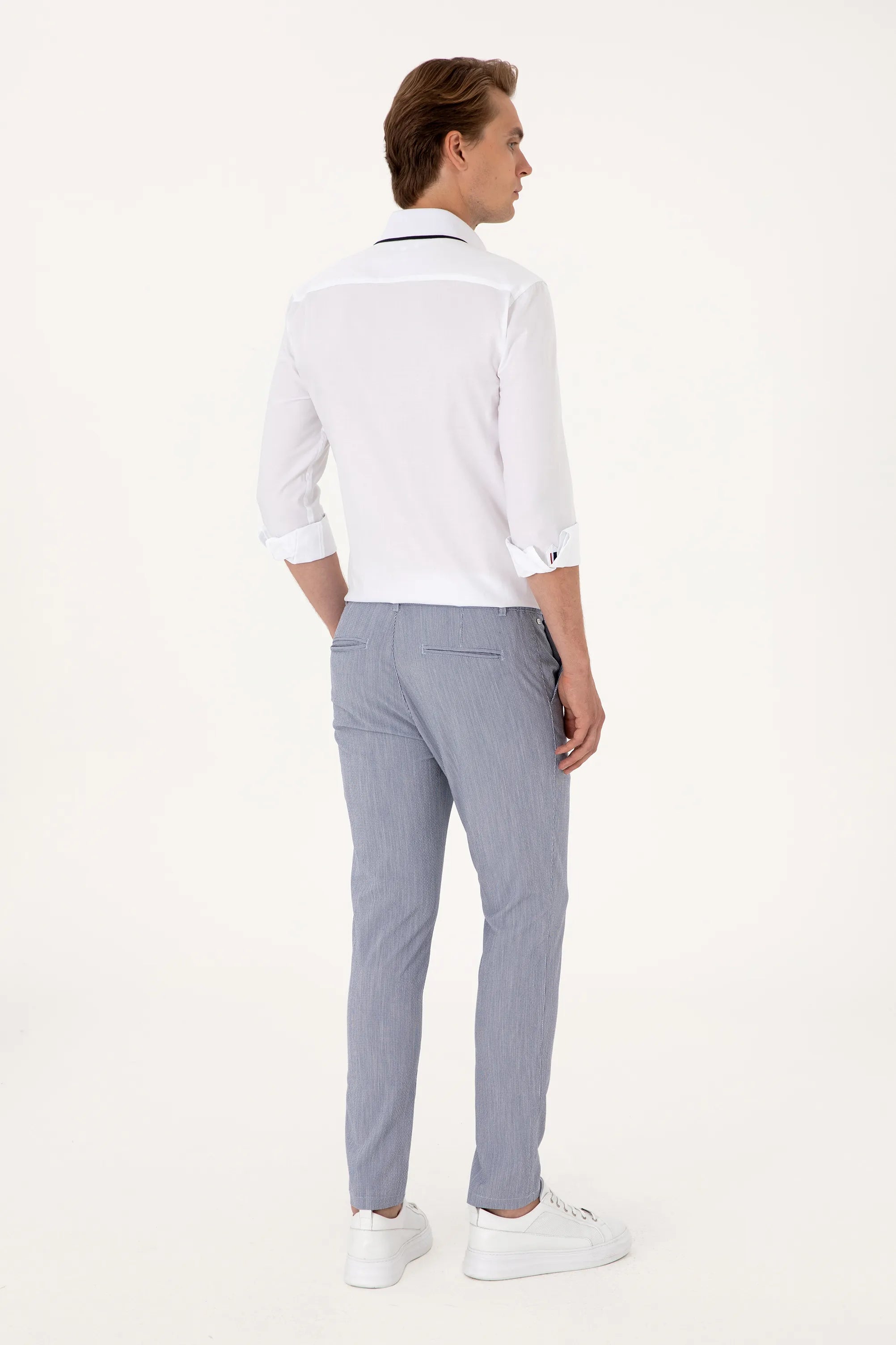 U.S. Polo Assn. Navy Blue Men Navy Blue Chinos SKU: G081SZ0780 2106457_VR033 Image 04