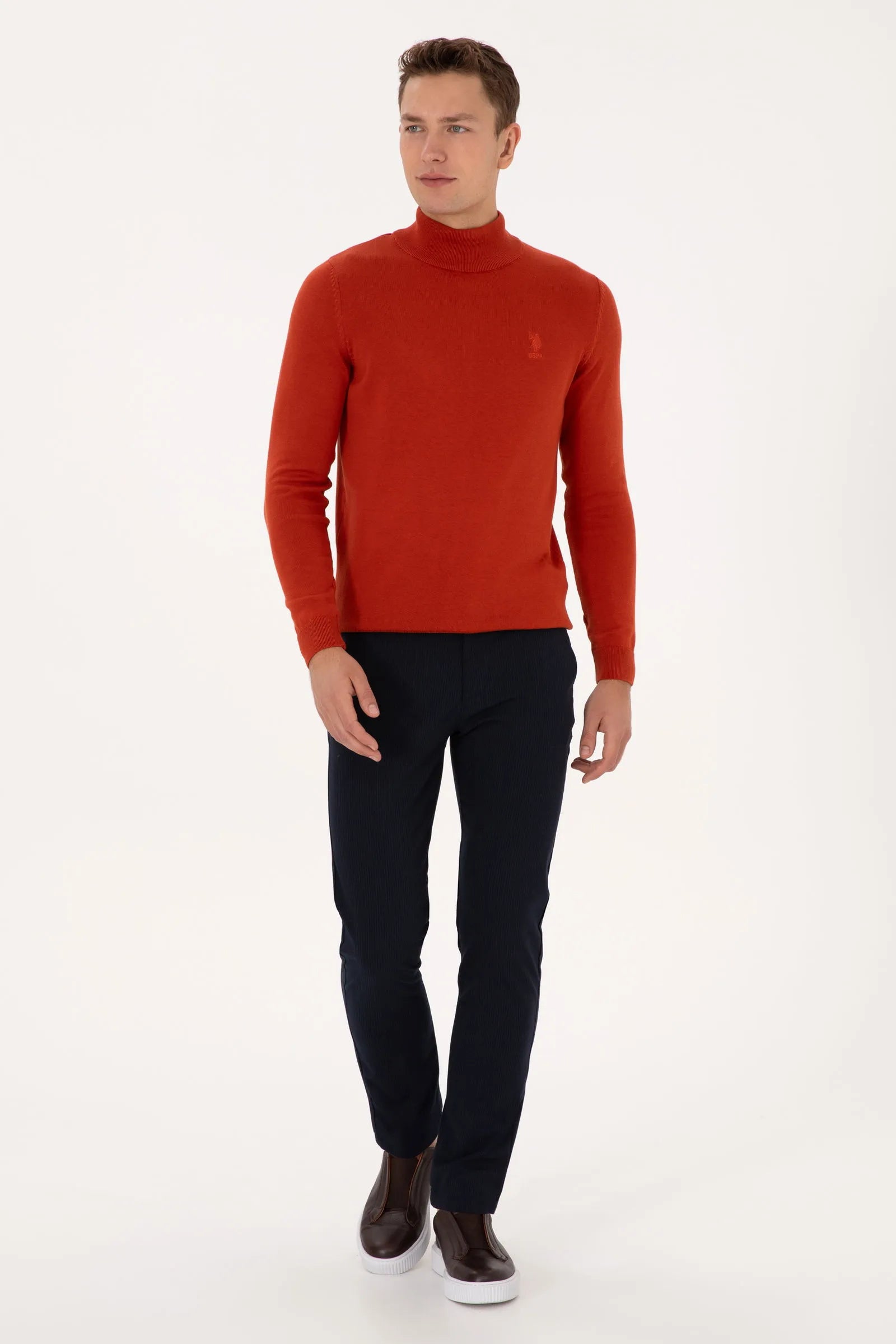 U.S. Polo Assn._Navy_Navy Slim Fit Chino Trousers_G081SZ0780 2250240_VR033_01