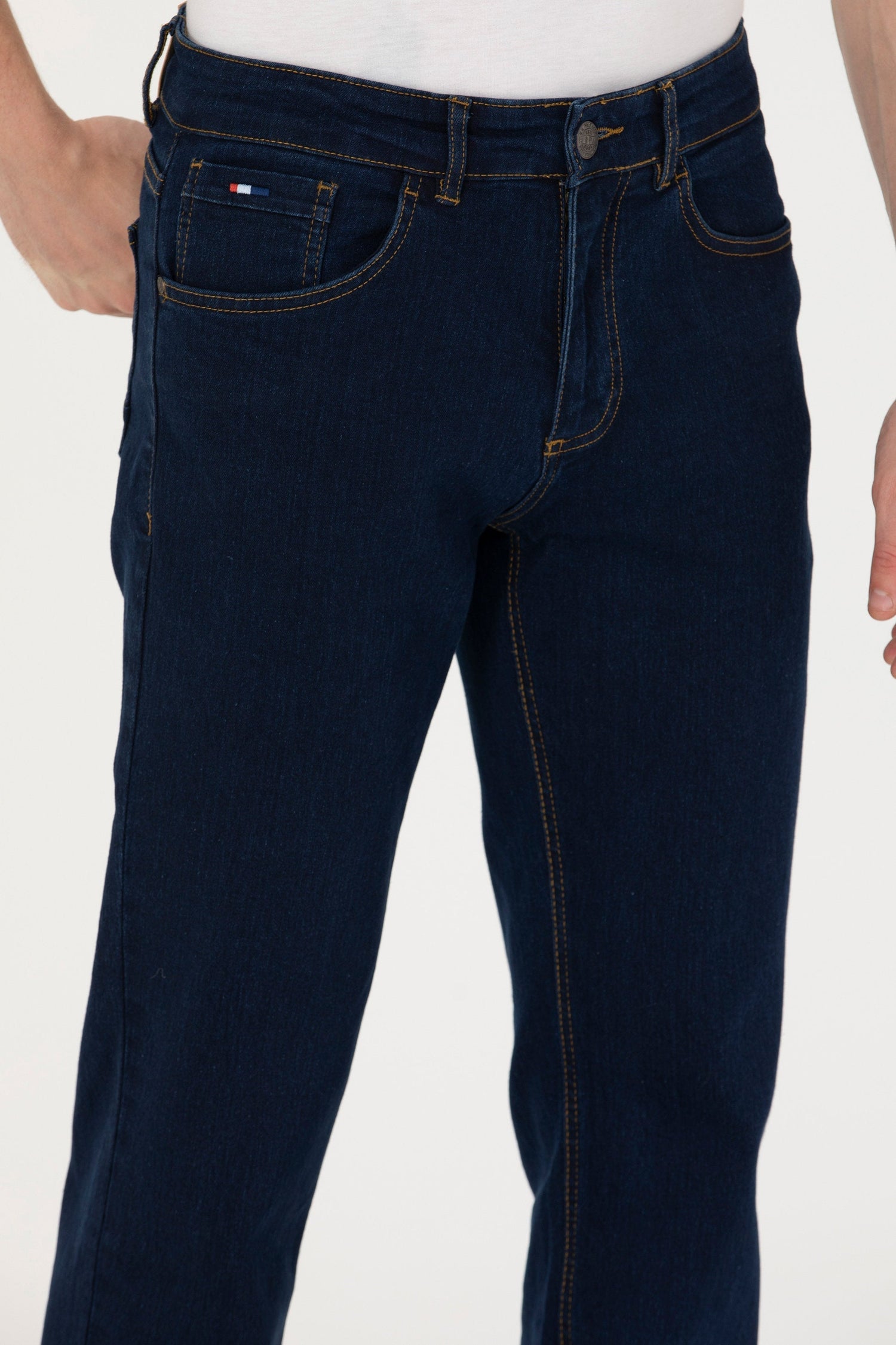 Dark Wash Slim Fit Denim Trousers_G081SZ0800 1693090_DN0029_03