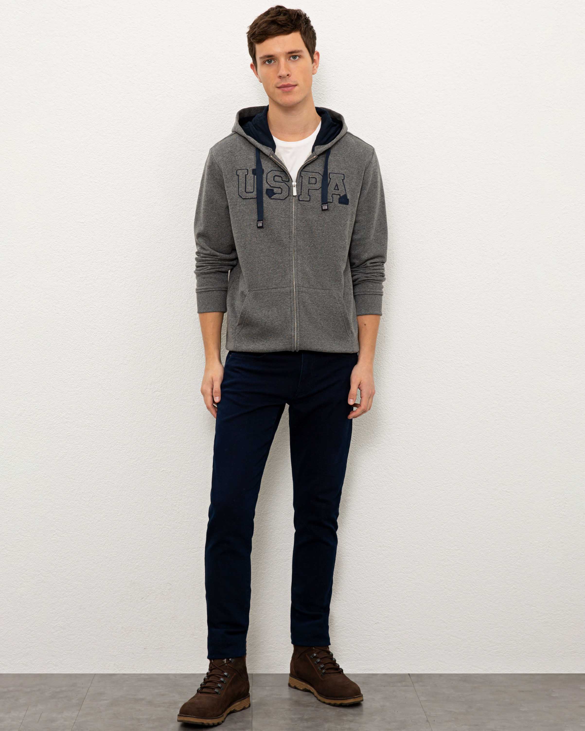 Dark Grey Sweat Shirt U.S. Polo Assn.