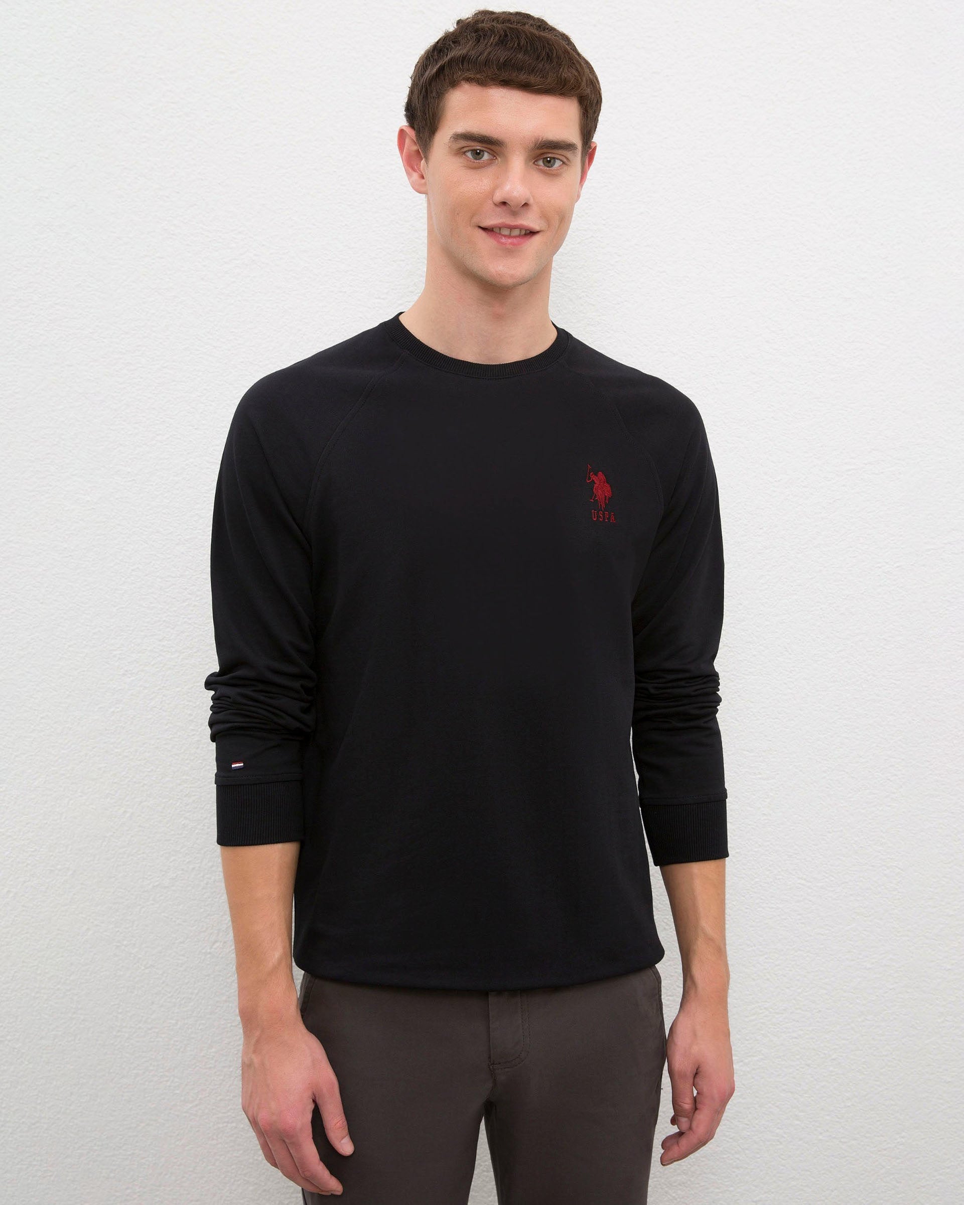 Black Sweat Shirt U.S. Polo Assn.
