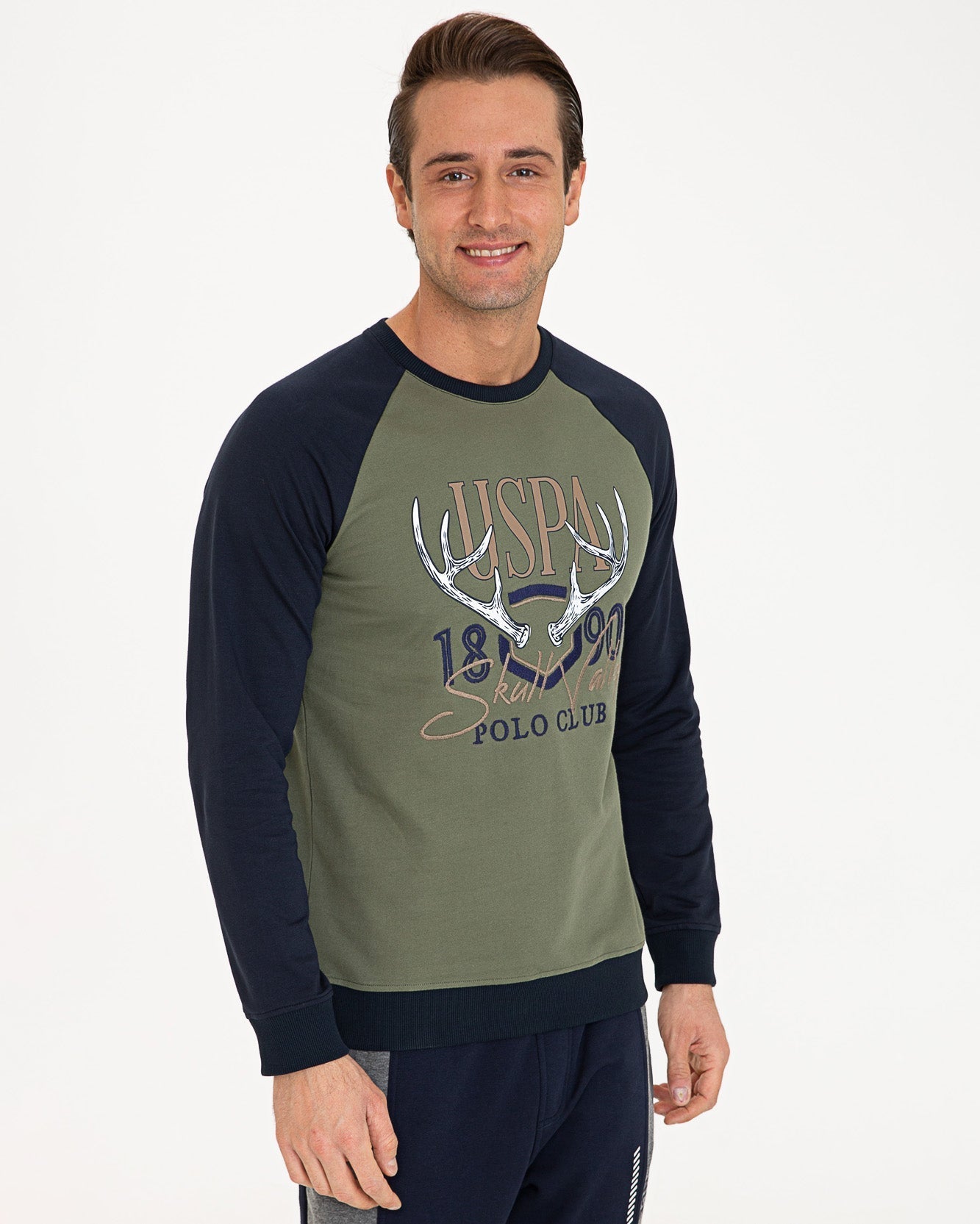 Kaki Sweat Shirt U.S. Polo Assn.