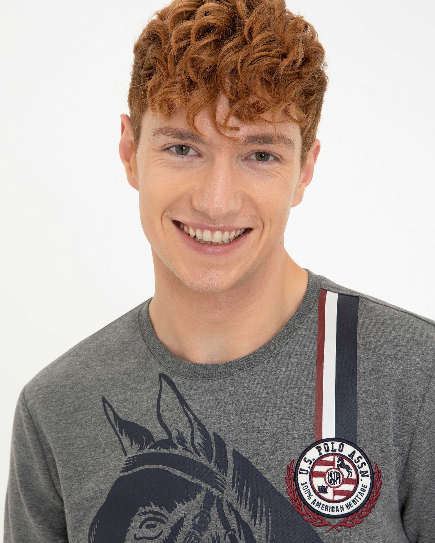 Dark Grey Sweat Shirt U.S. Polo Assn.