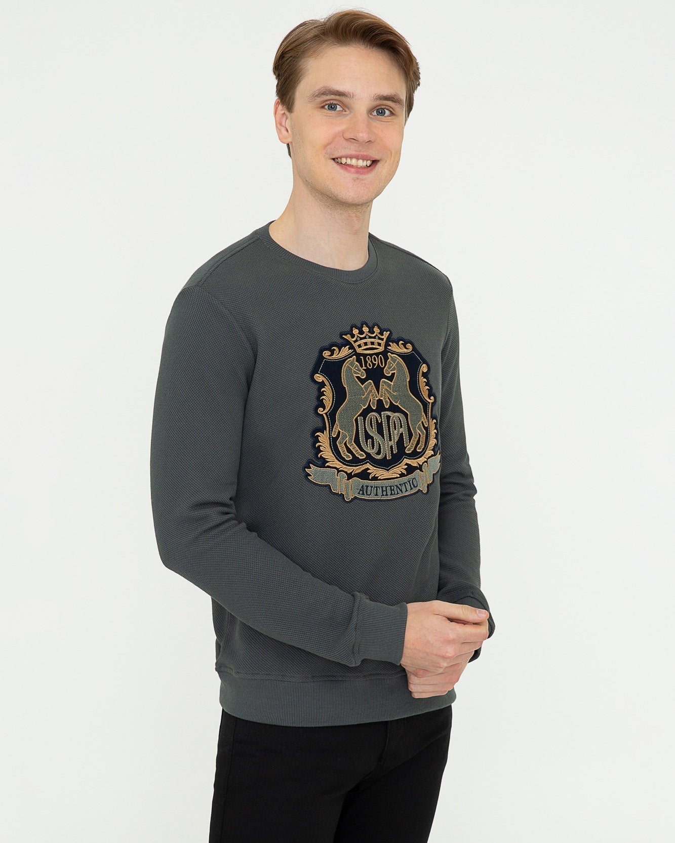 Dark Grey Sweat Shirt U.S. Polo Assn.