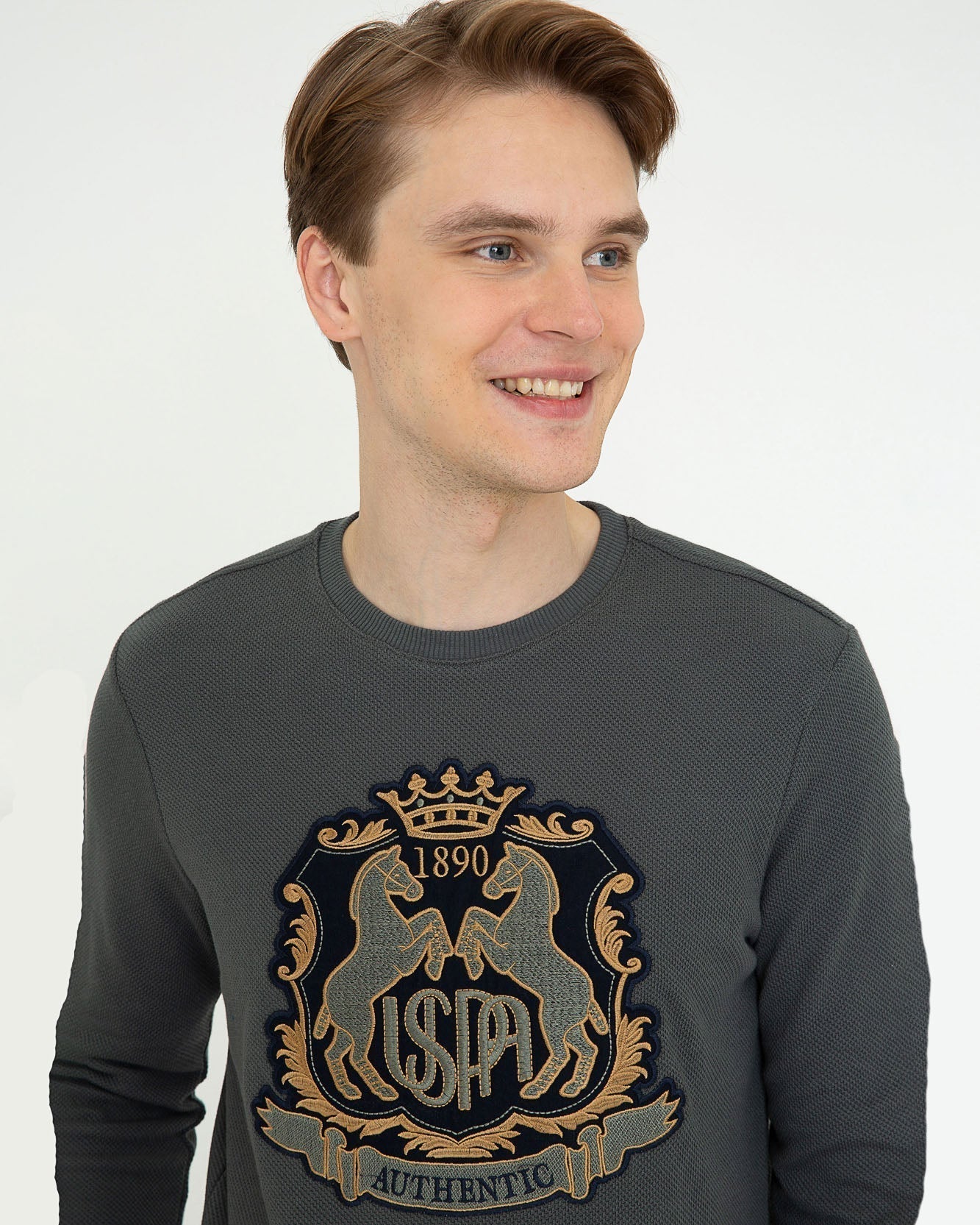 Dark Grey Sweat Shirt U.S. Polo Assn.