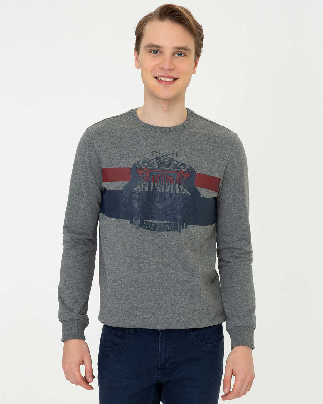 Dark Grey Sweat Shirt U.S. Polo Assn.