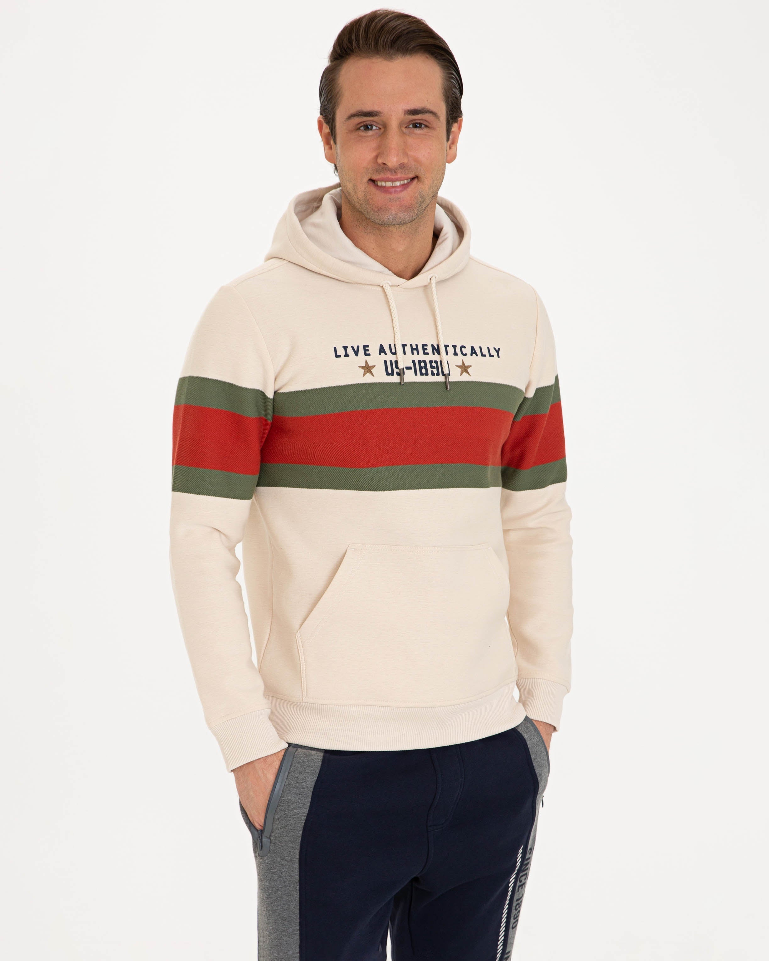 Beige Sweat Shirt U.S. Polo Assn.