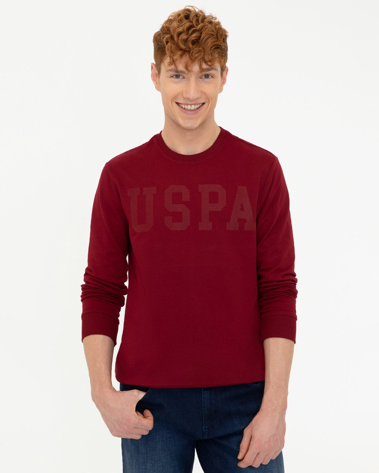 Red Sweat Shirt U.S. Polo Assn.