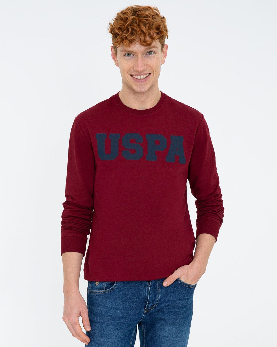 Red Sweat Shirt U.S. Polo Assn.
