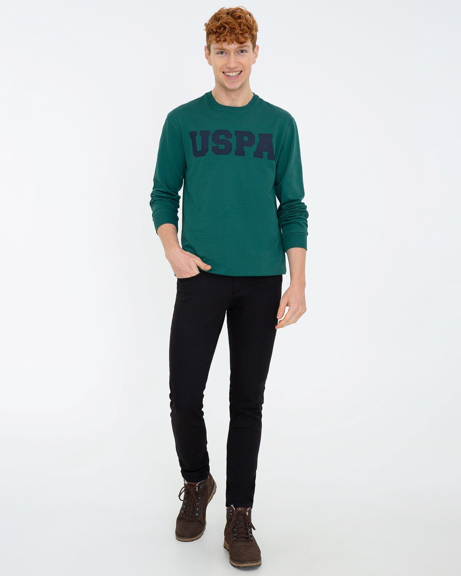 Green Sweat Shirt U.S. Polo Assn.