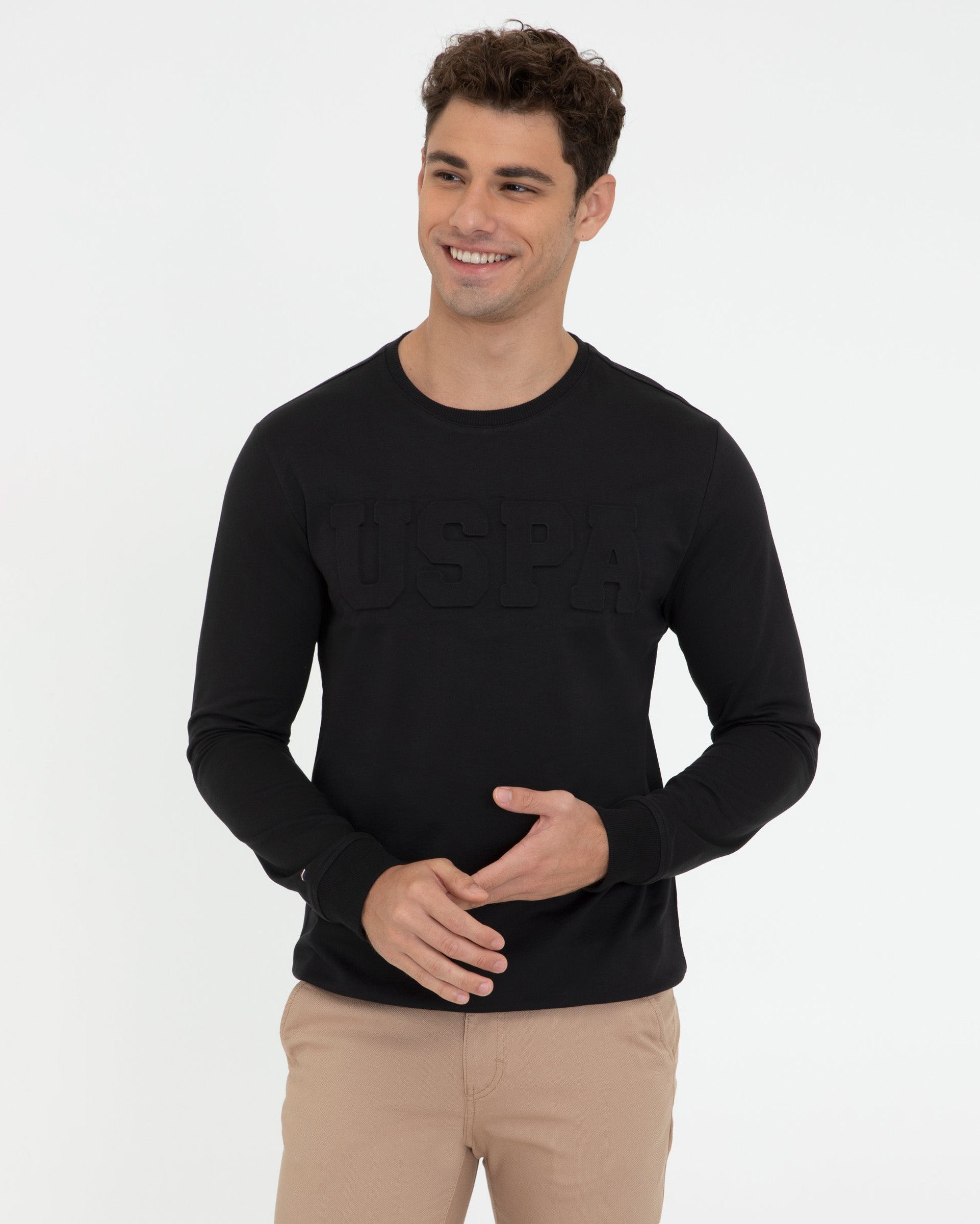 Black Sweat Shirt U.S. Polo Assn.