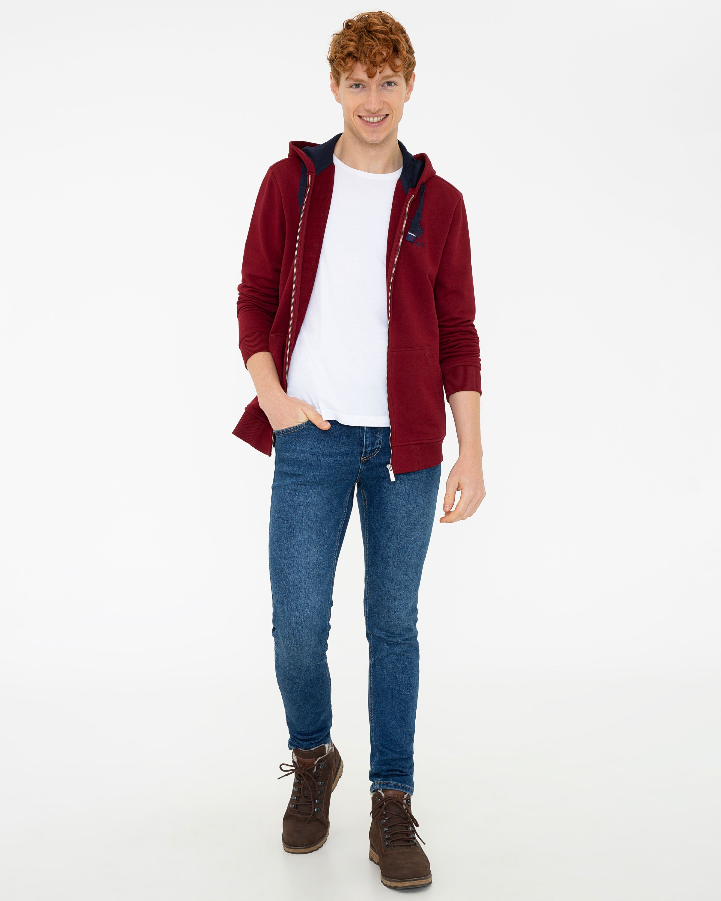 Red Sweat Shirt U.S. Polo Assn.