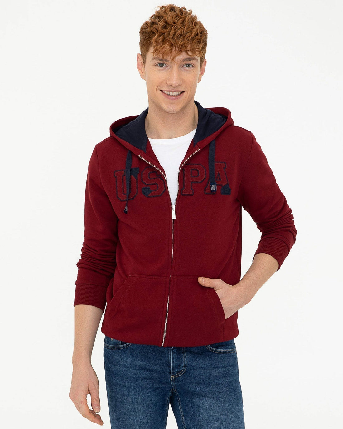 Red Sweat Shirt U.S. Polo Assn.