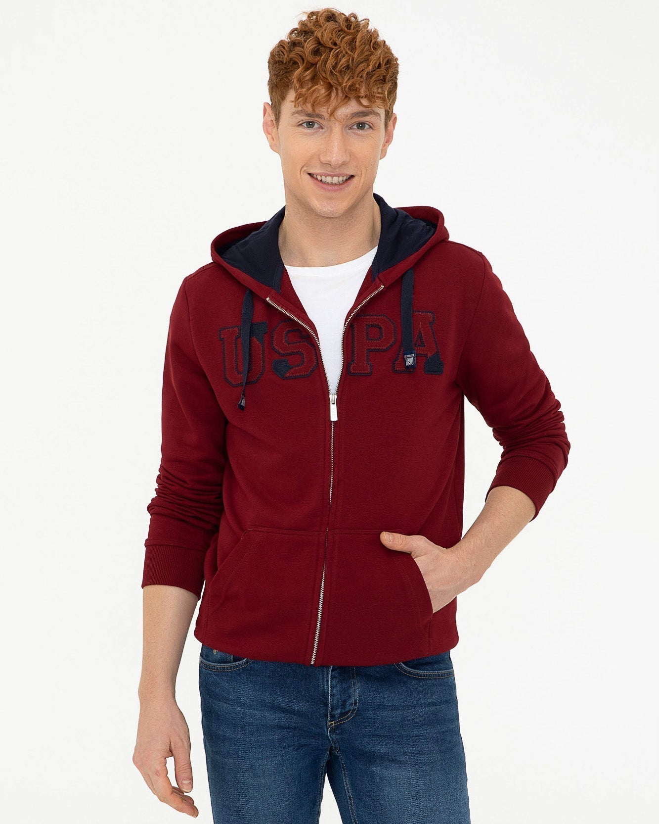 Red Sweat Shirt U.S. Polo Assn.