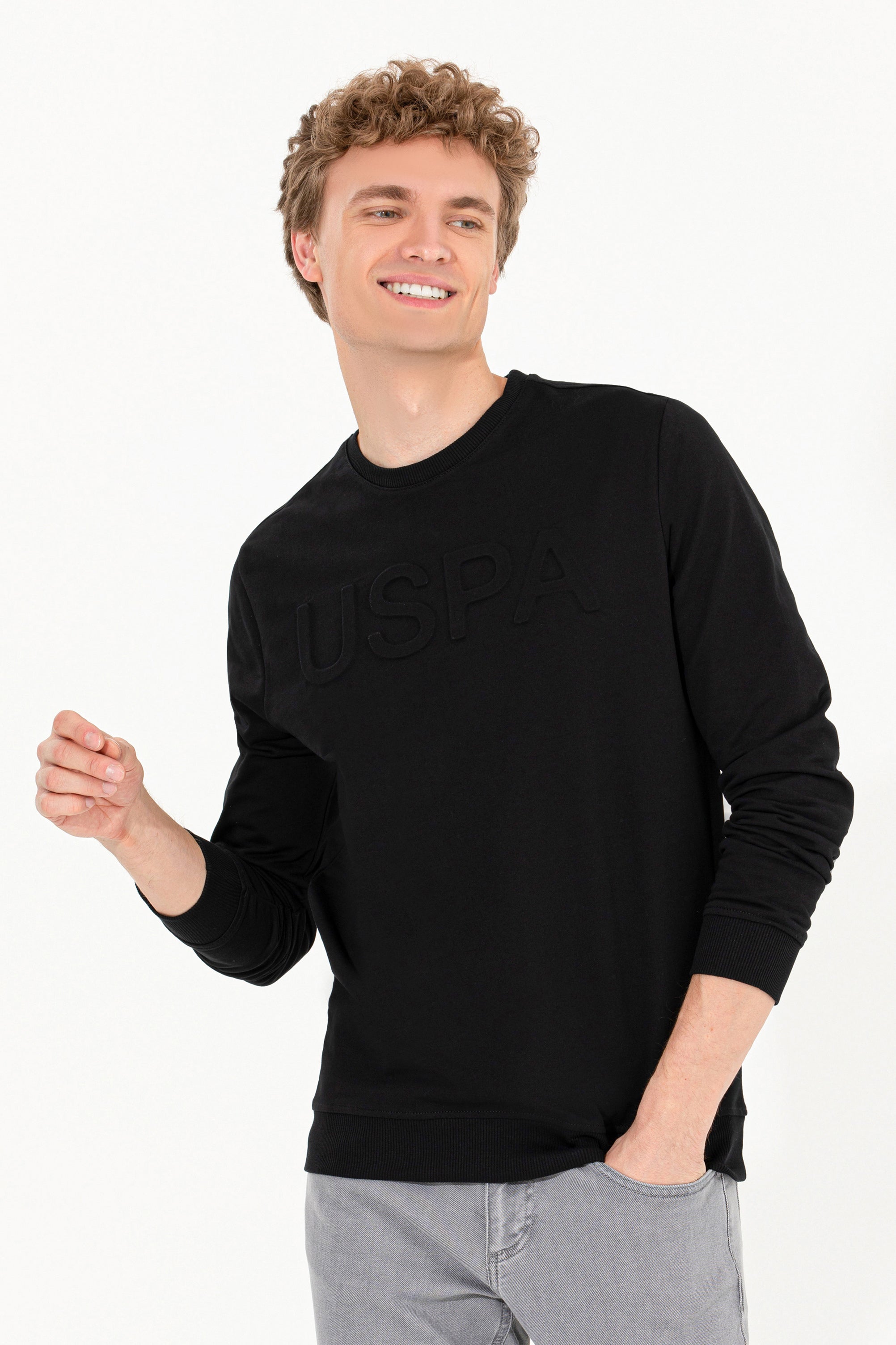 Black Sweat Shirt U.S. Polo Assn.