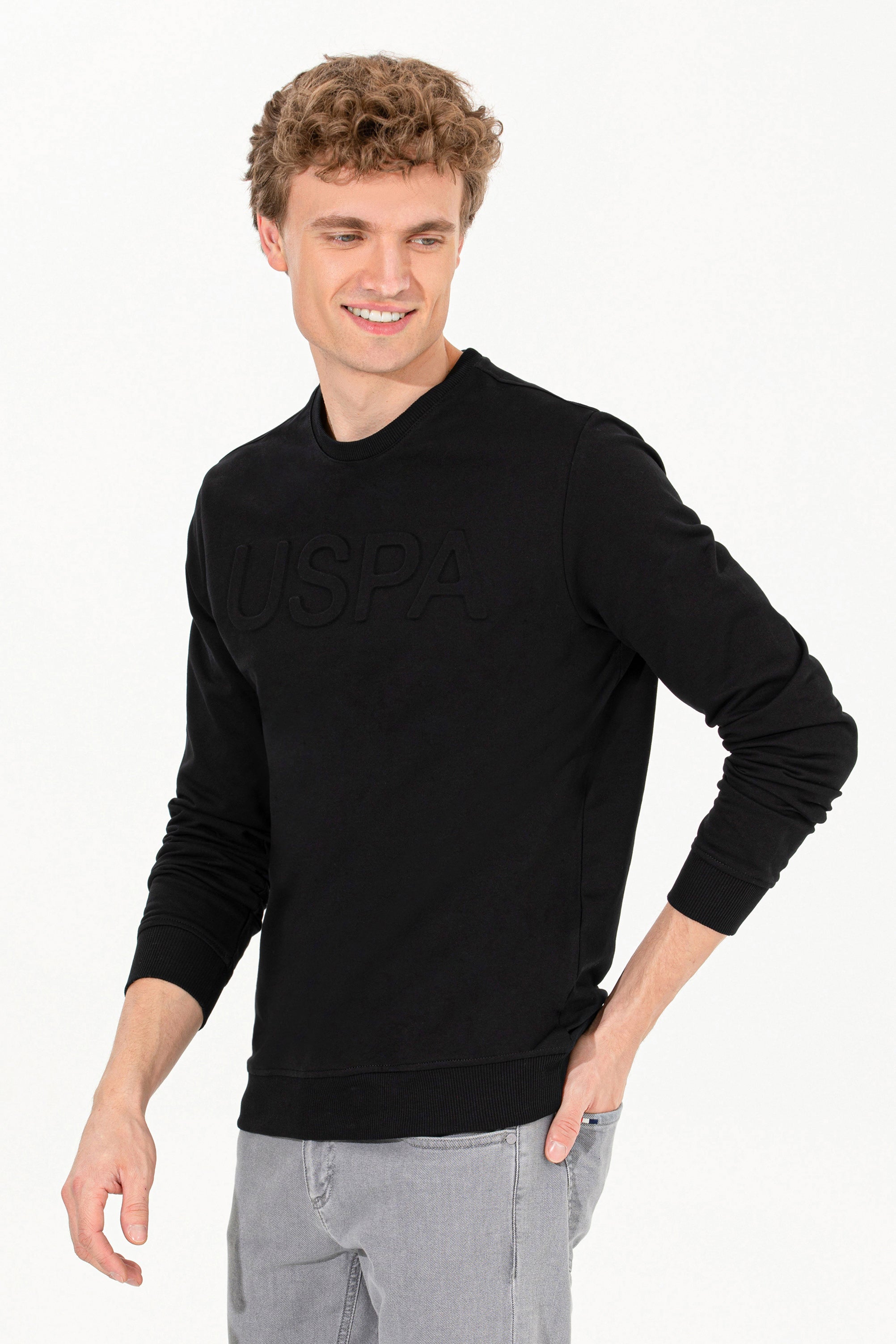 Black Sweat Shirt U.S. Polo Assn.