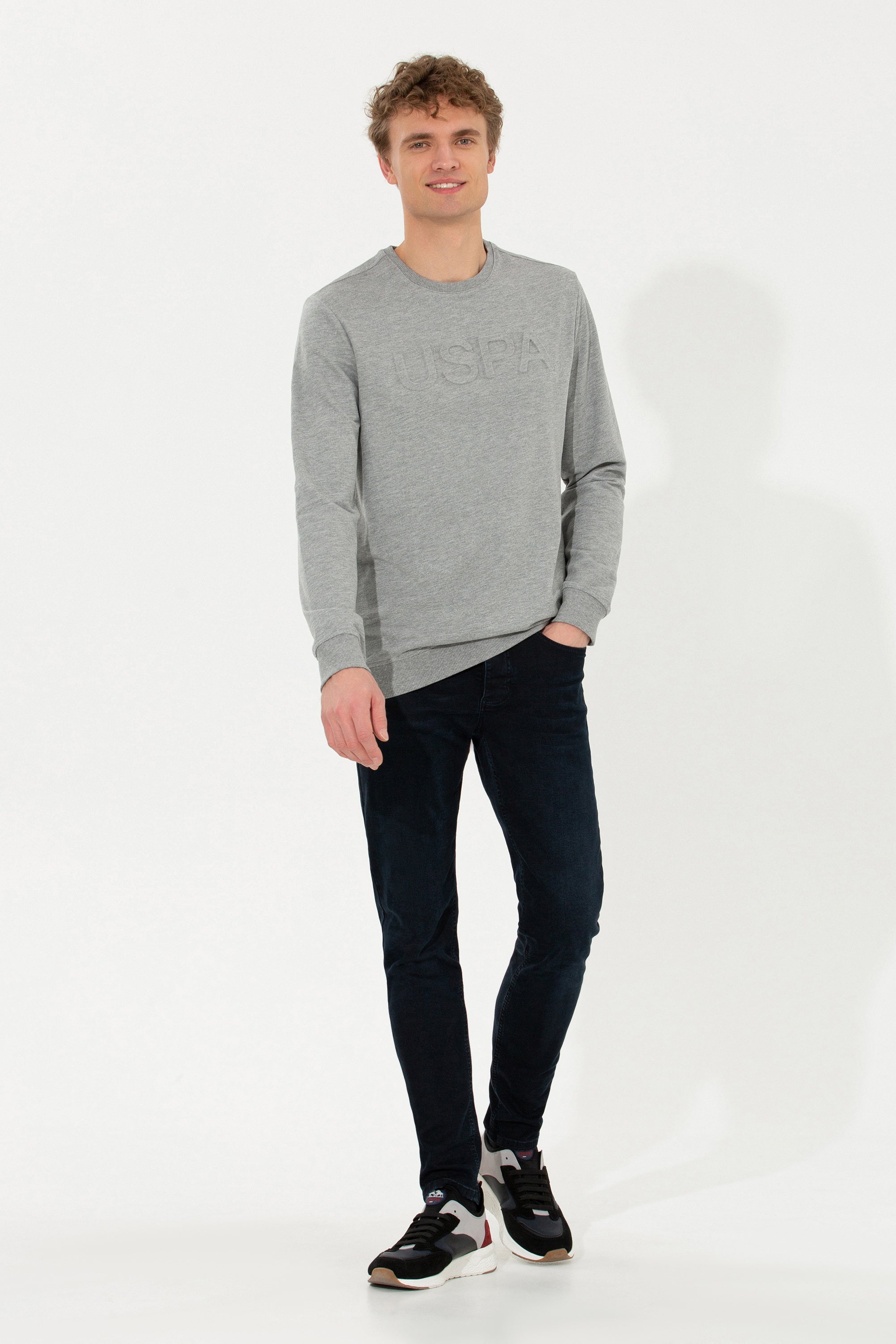 Light Grey Sweat Shirt U.S. Polo Assn.