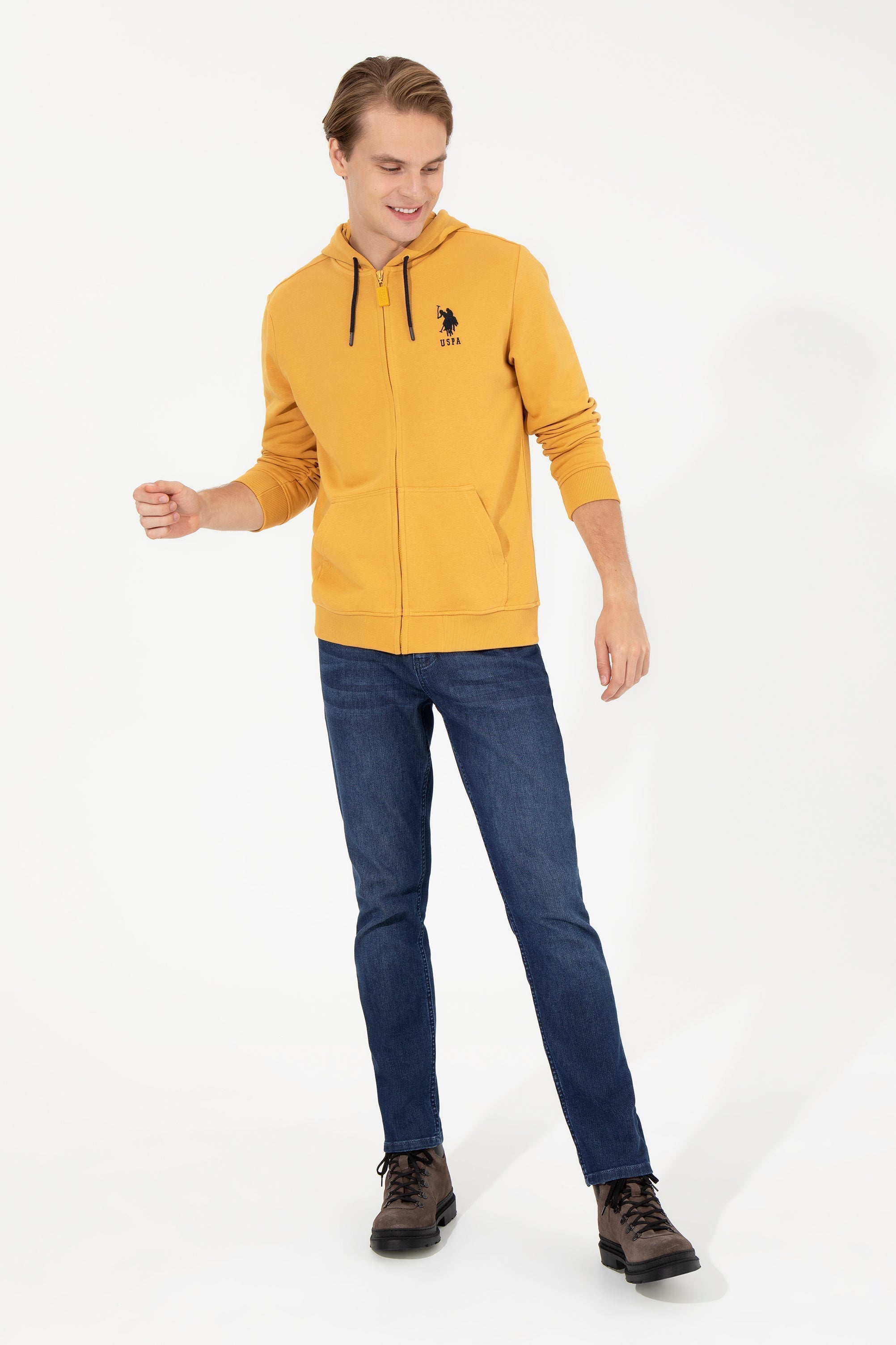 Yellow Sweat Shirt U.S. Polo Assn.