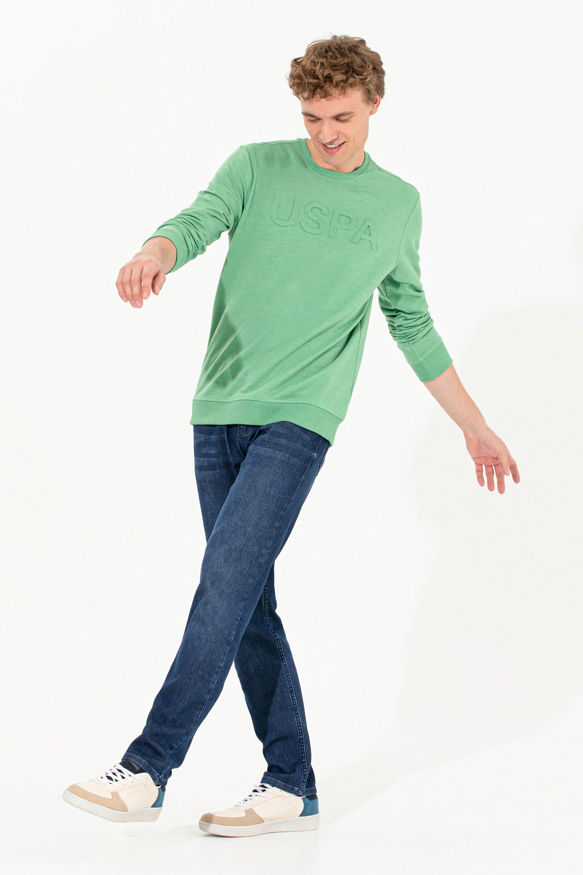 Light Green Sweat Shirt U.S. Polo Assn.