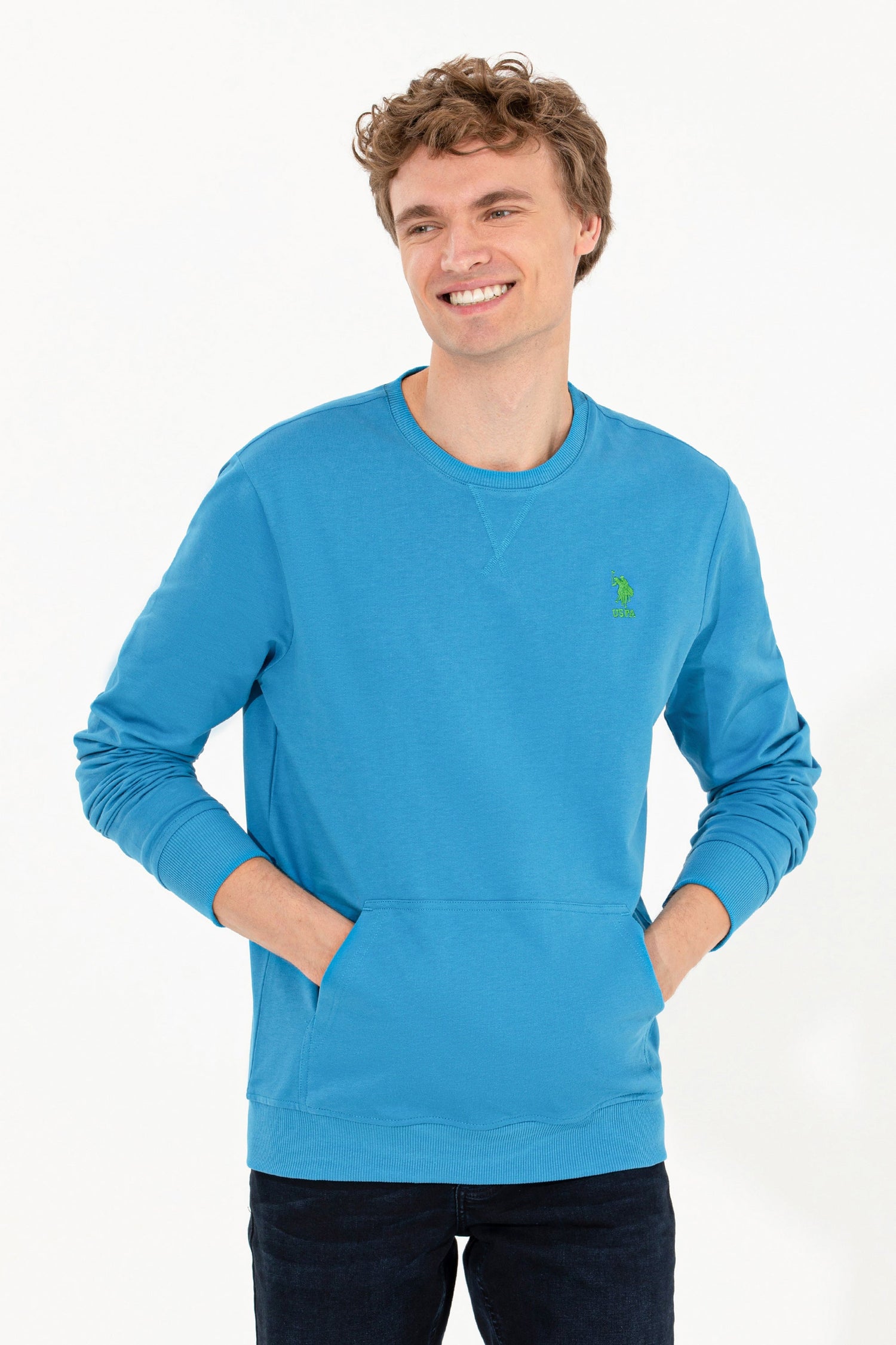Light Blue Sweat Shirt U.S. Polo Assn.