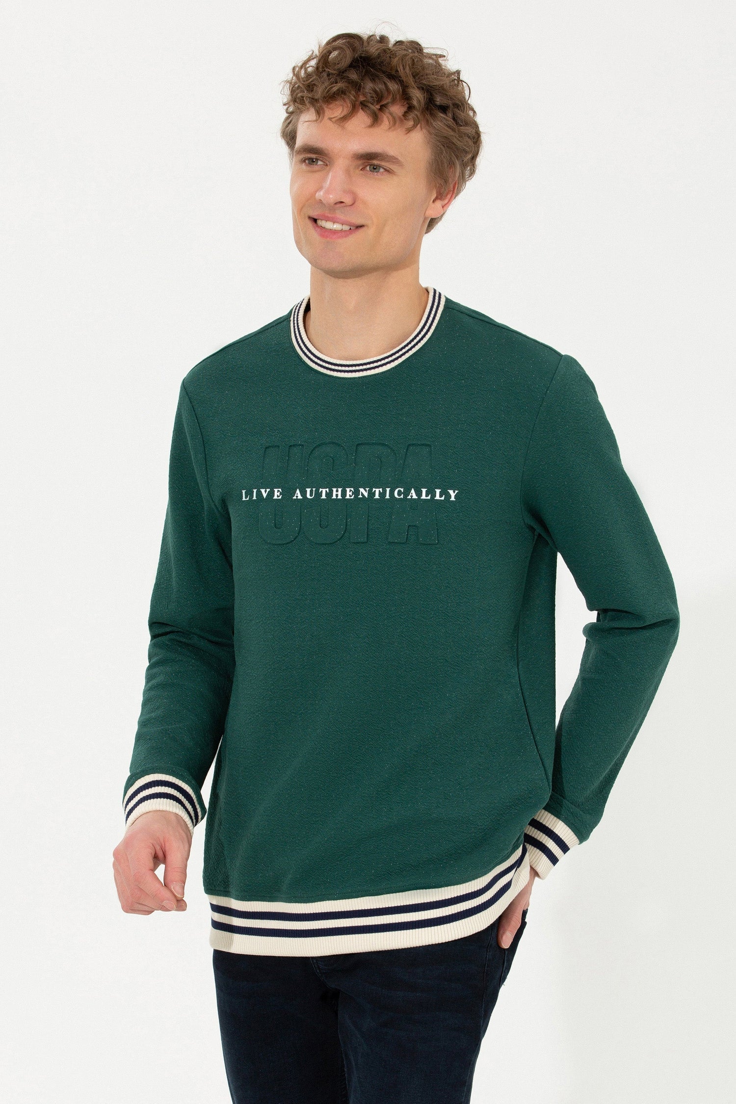 Green Sweat Shirt U.S. Polo Assn.