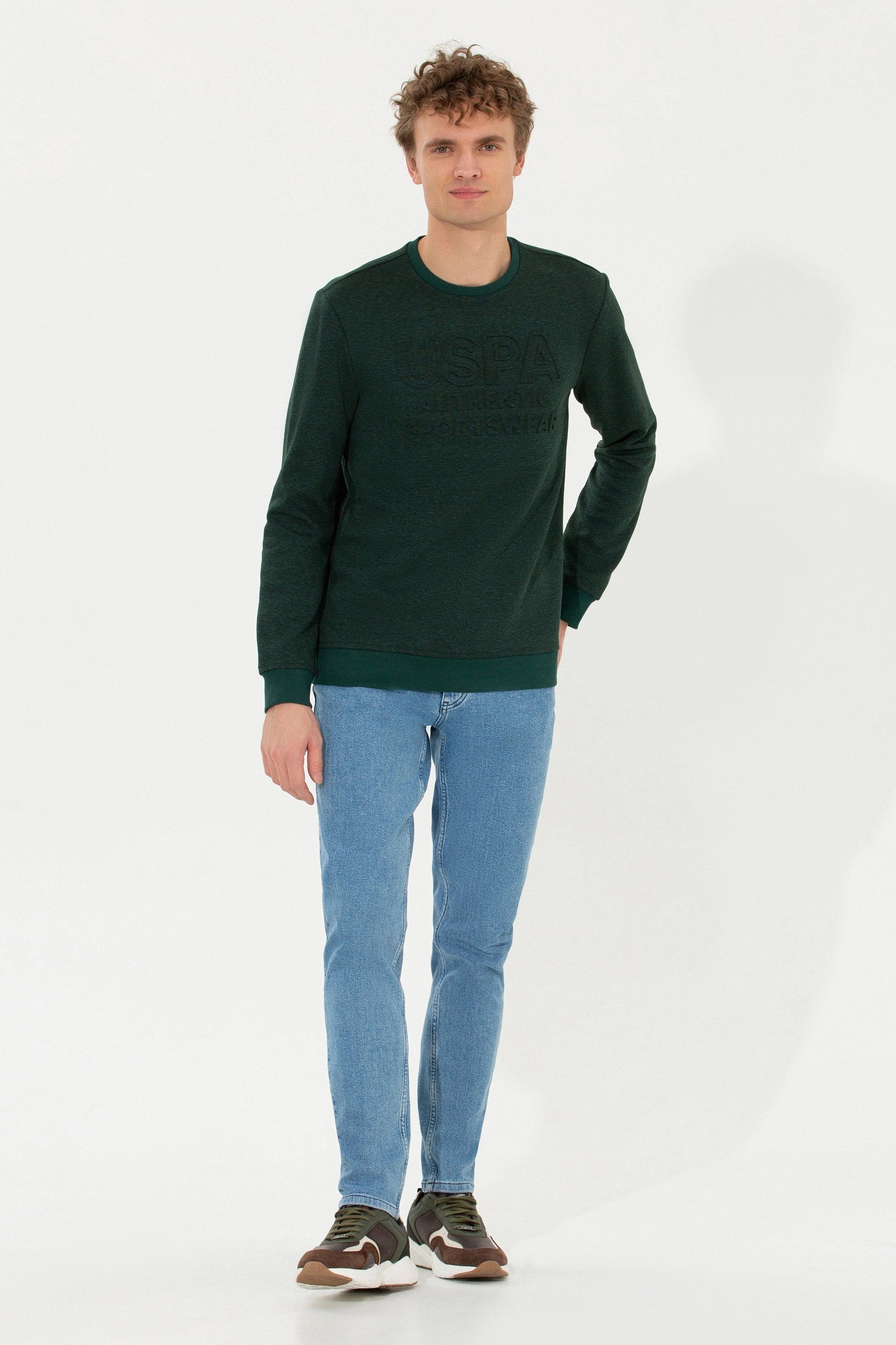 Green Sweat Shirt U.S. Polo Assn.