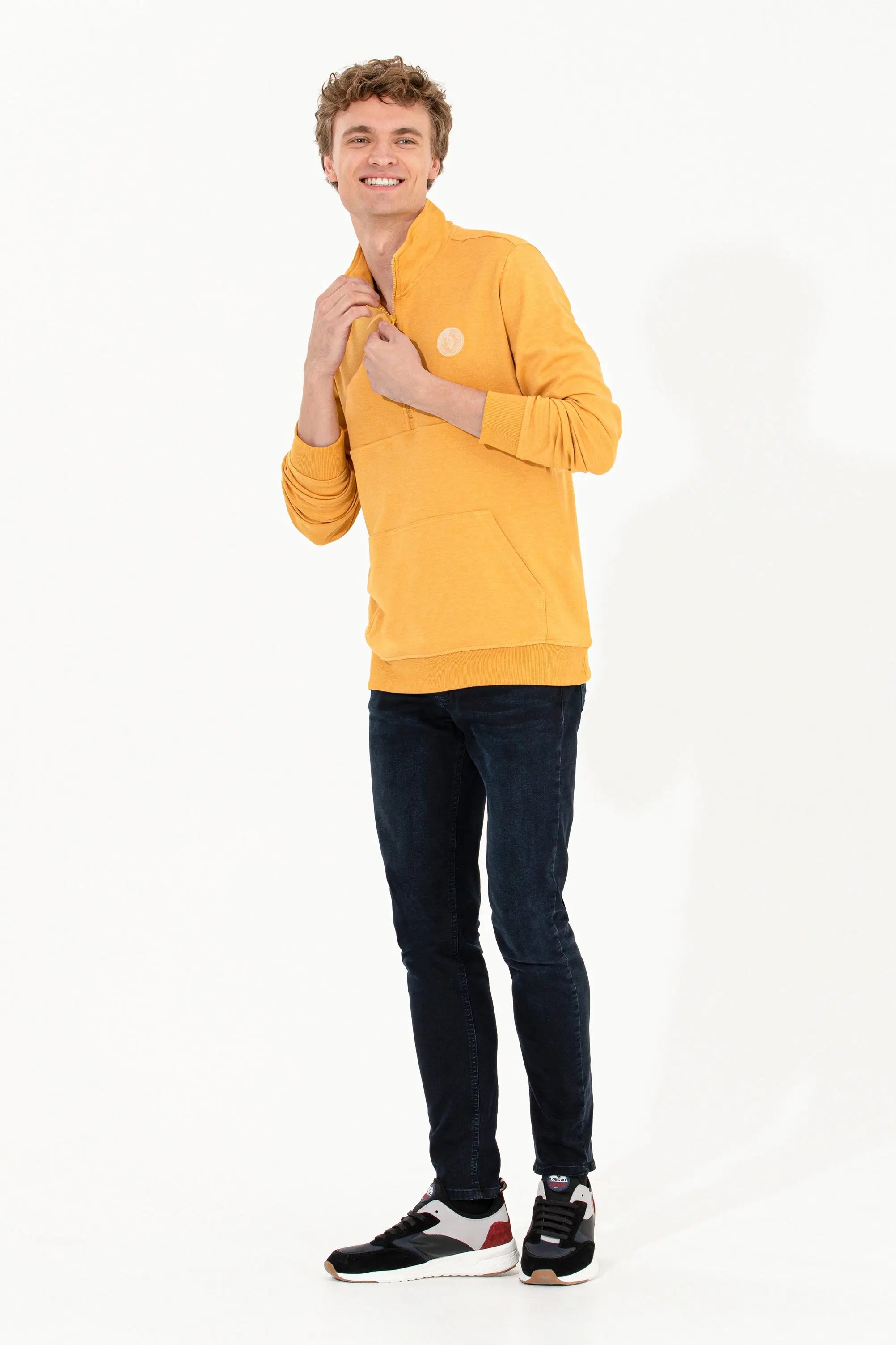 Yellow Sweat Shirt - BEVAVA