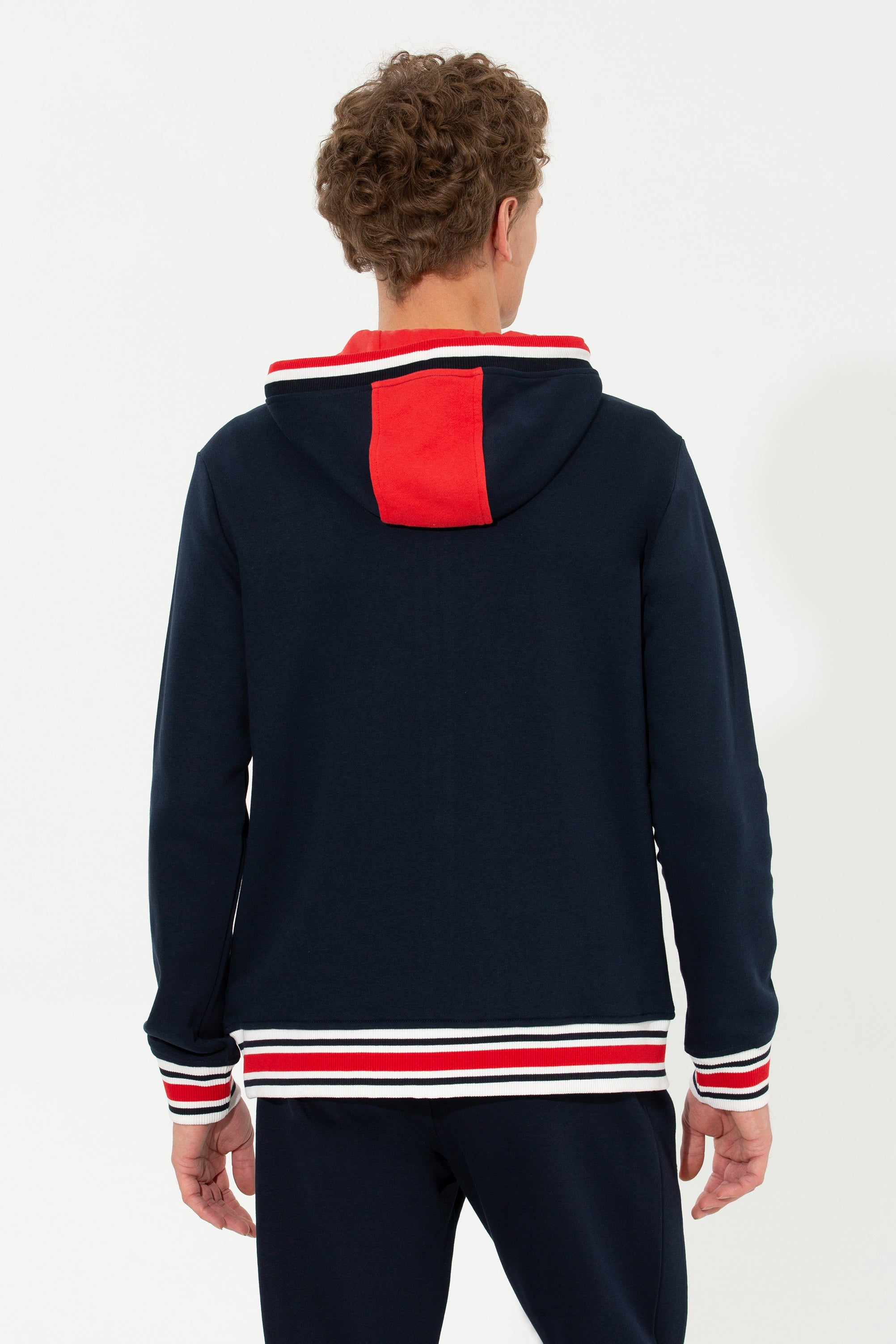 Dark Blue Woven Cardigan U.S. Polo Assn.