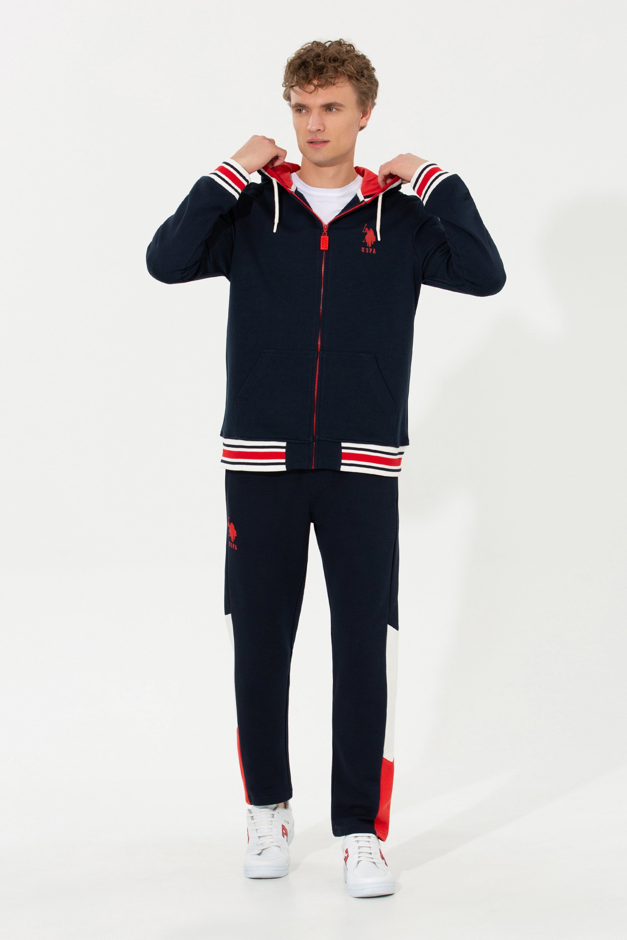 Dark Blue Woven Cardigan U.S. Polo Assn.