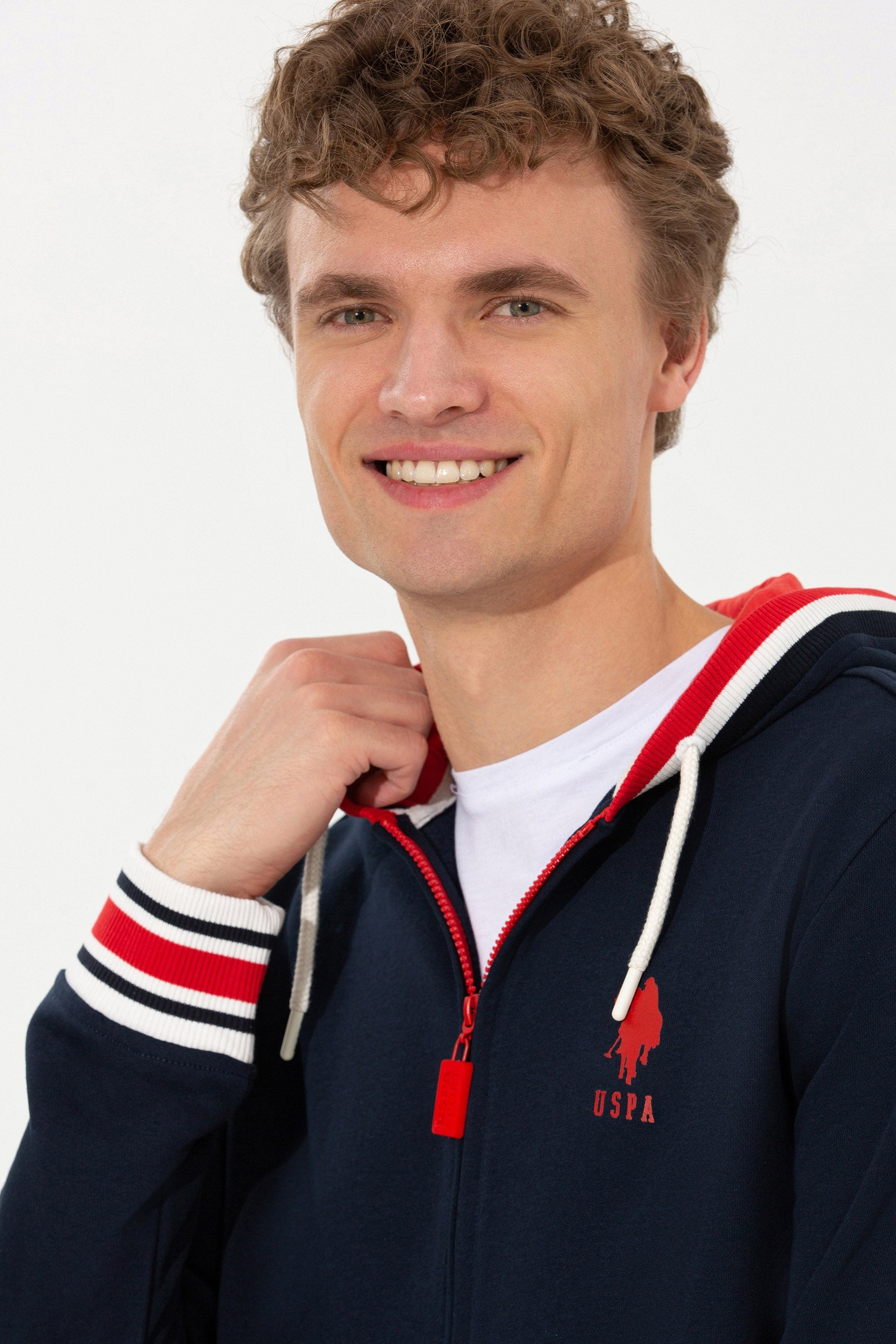 Dark Blue Woven Cardigan U.S. Polo Assn.
