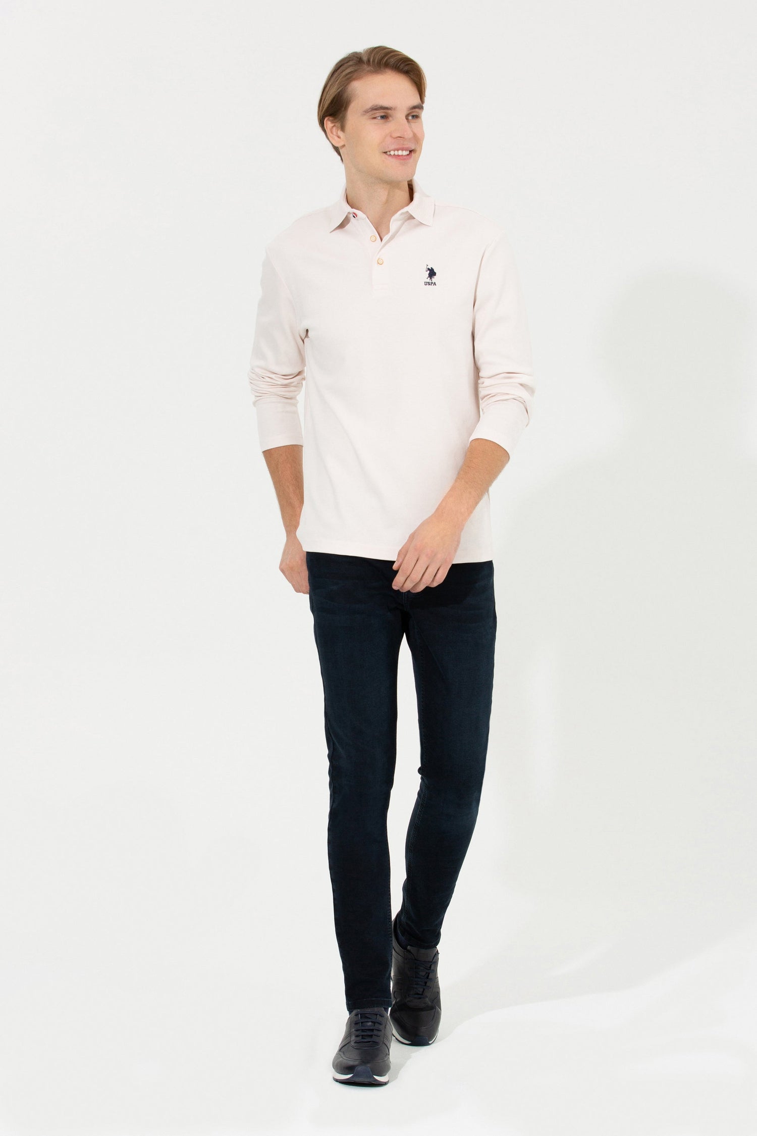 Beige Sweat Shirt U.S. Polo Assn.