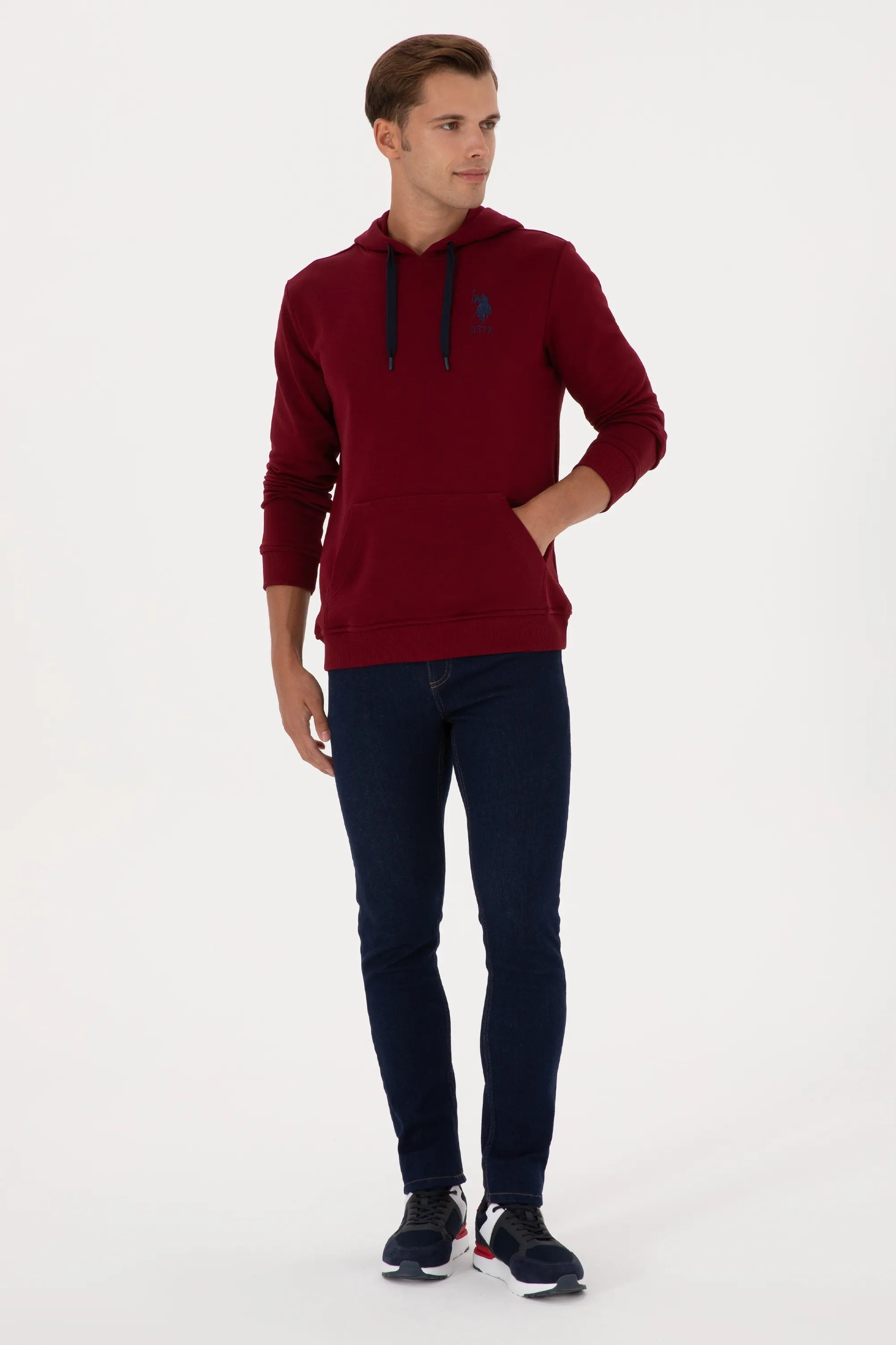 U.S. Polo Assn._Bordeaux_Bordeaux Hoodie With Logo_G081SZ0820 2225794_VR014_04