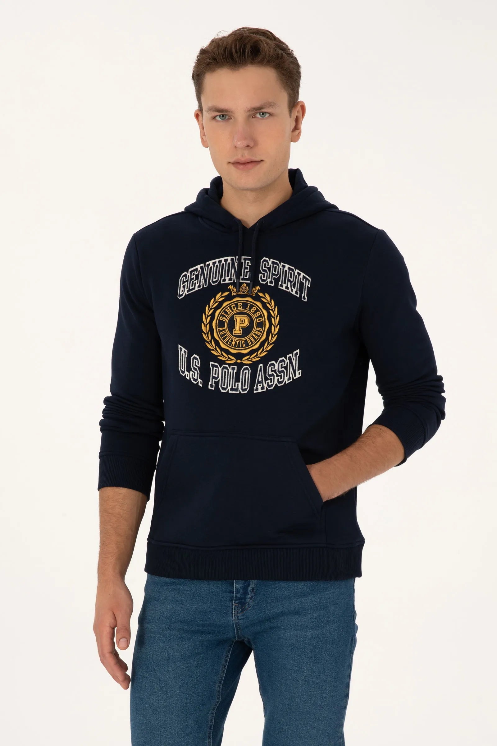 U.S. Polo Assn._Navy_Navy Hoodie With Logo_G081SZ0820 2239830_VR033_01