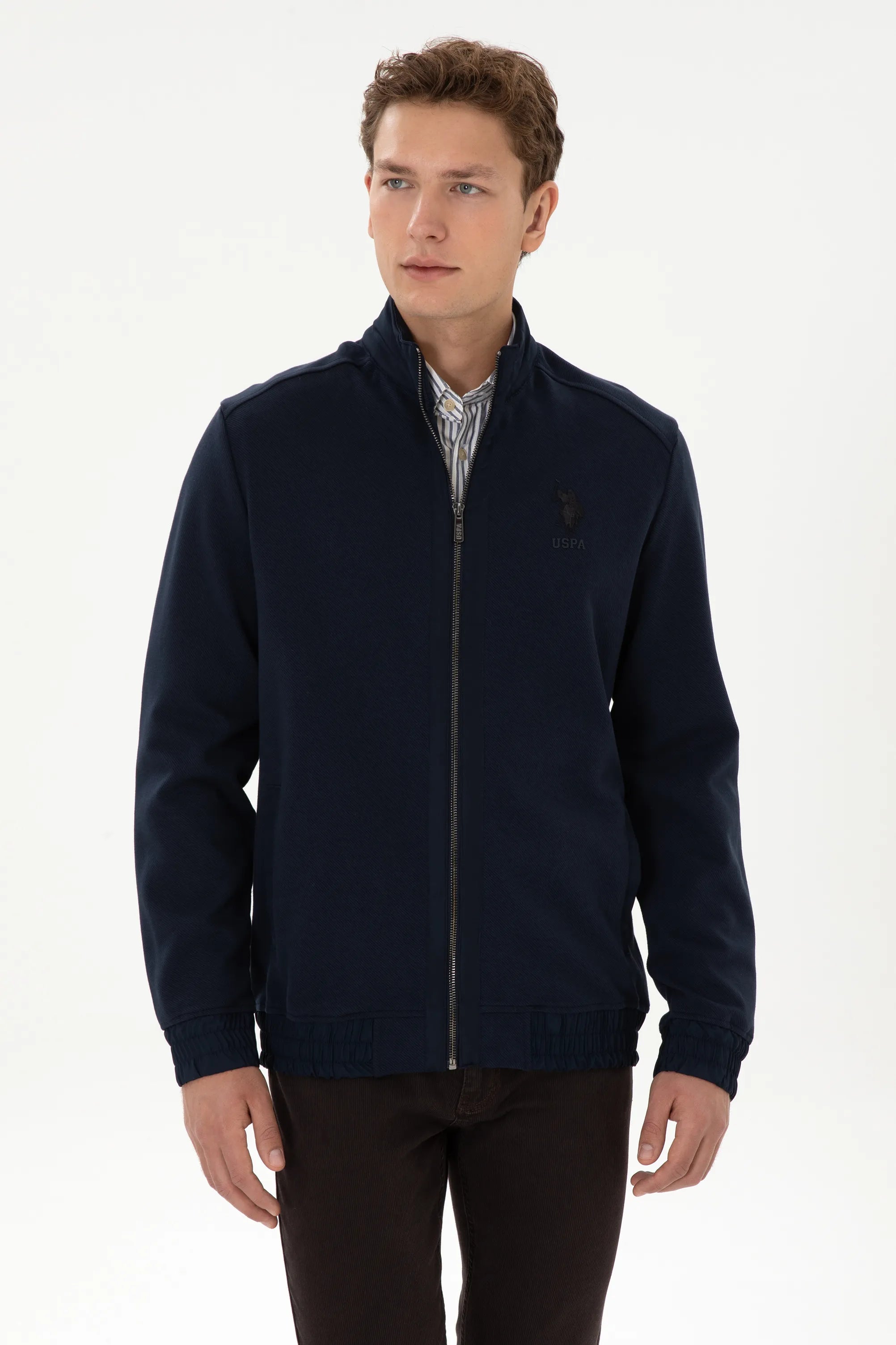 U.S. Polo Assn._Navy_Navy Knitting Cardigan_G081SZ0820 2246035_VR033_03