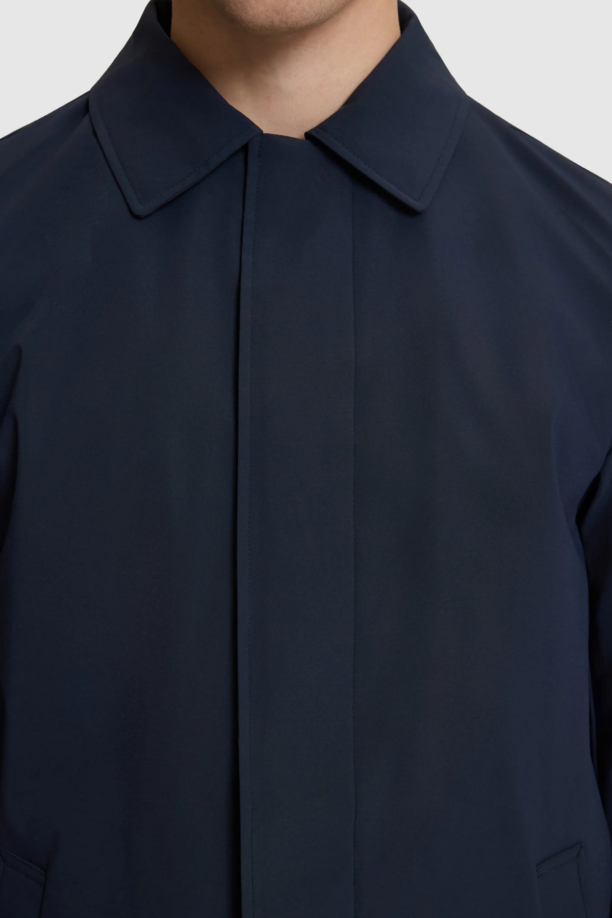 U.S. Polo Assn. Navy Men Navy Single Breasted Car Coat SKU: G081SZ0KS0 PU-14723_VR033 Image 06