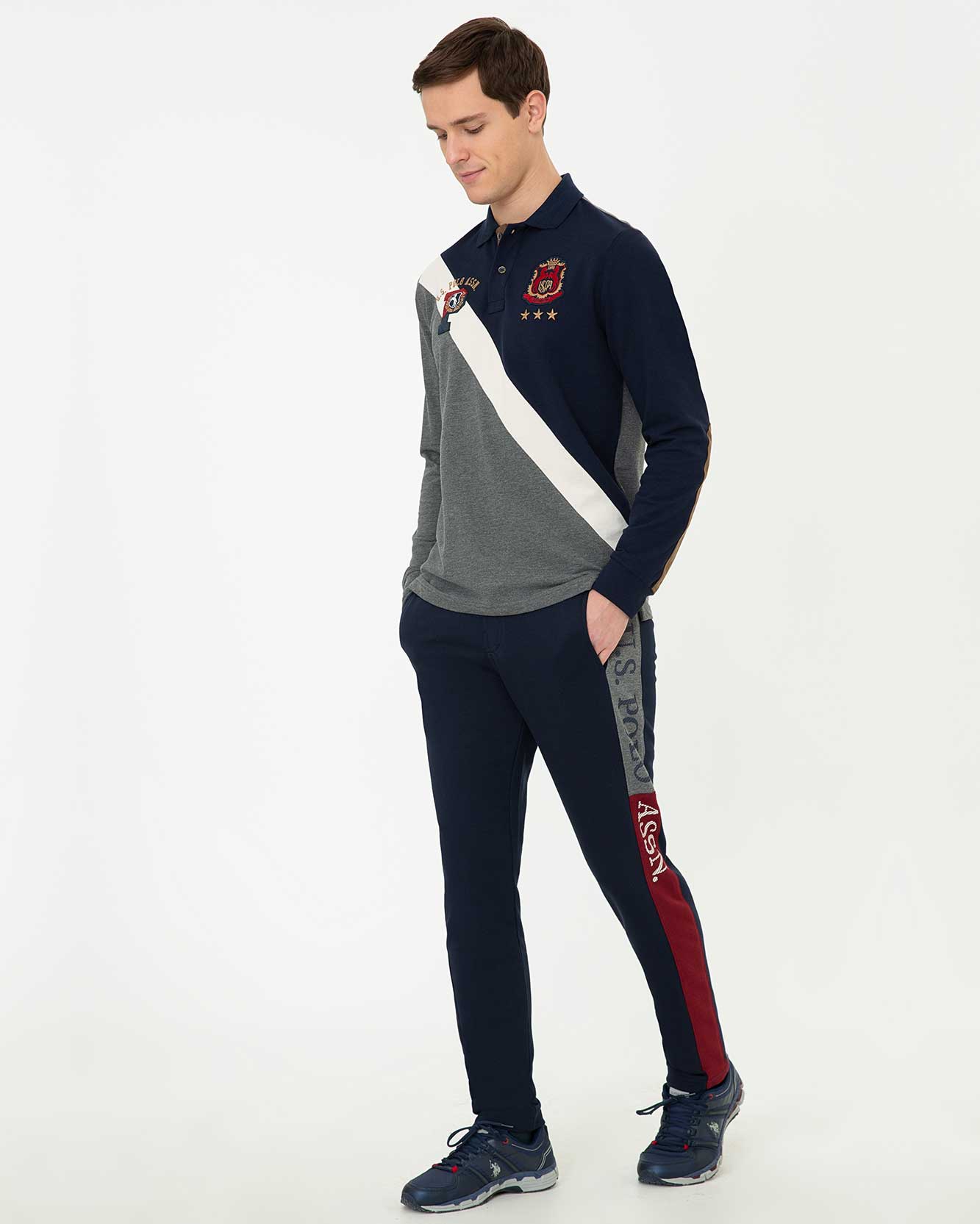 Dark Blue Knitting Trouser U.S. Polo Assn.
