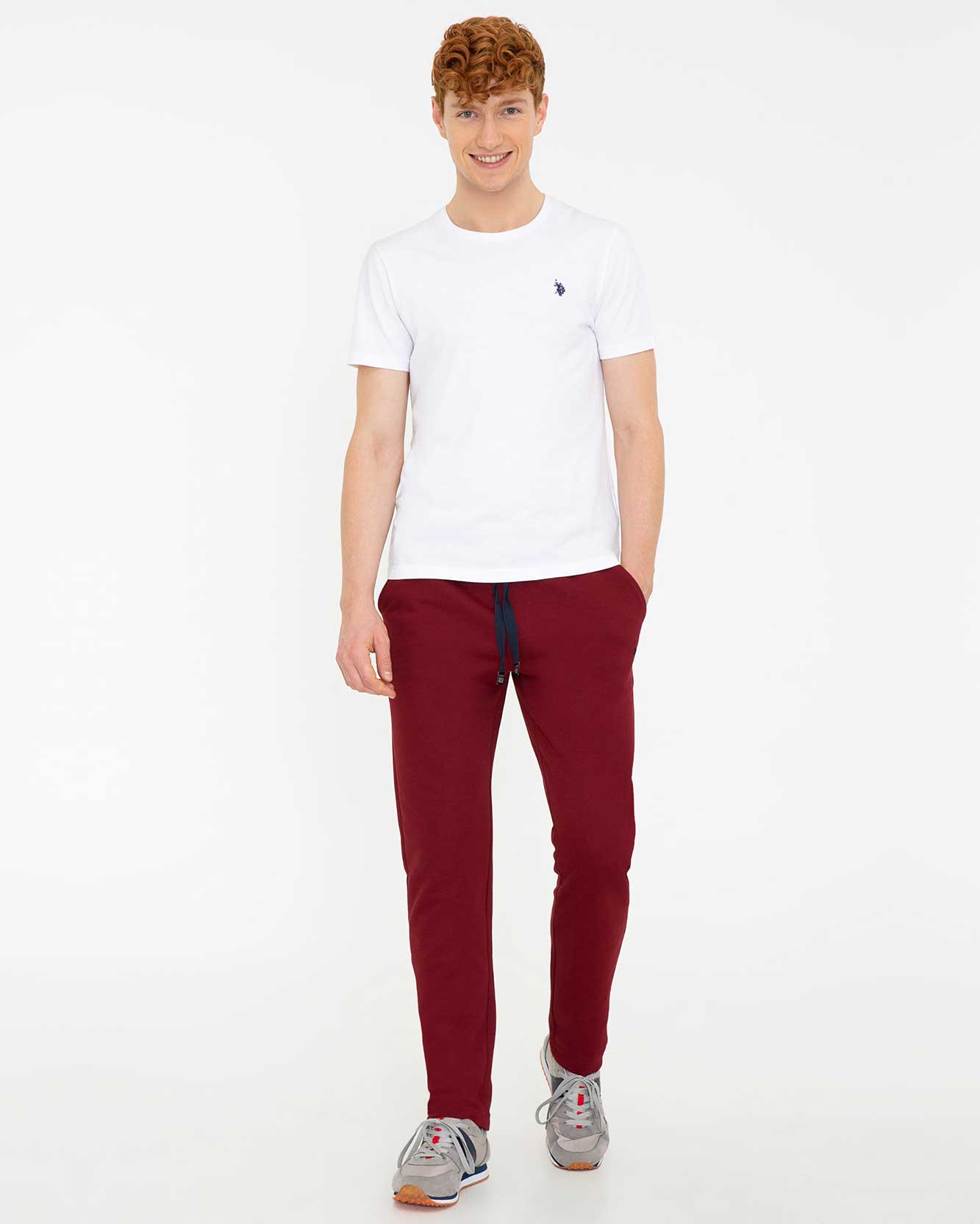Red Knitting Trouser U.S. Polo Assn.