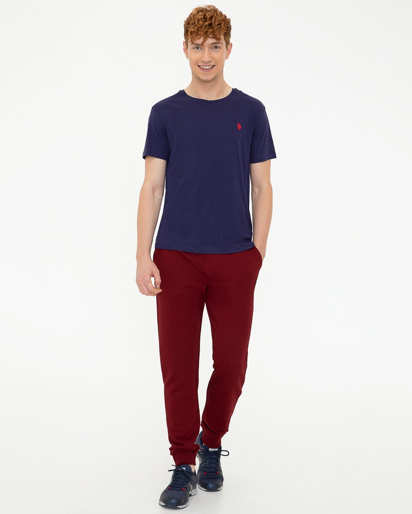Red Knitting Trouser U.S. Polo Assn.