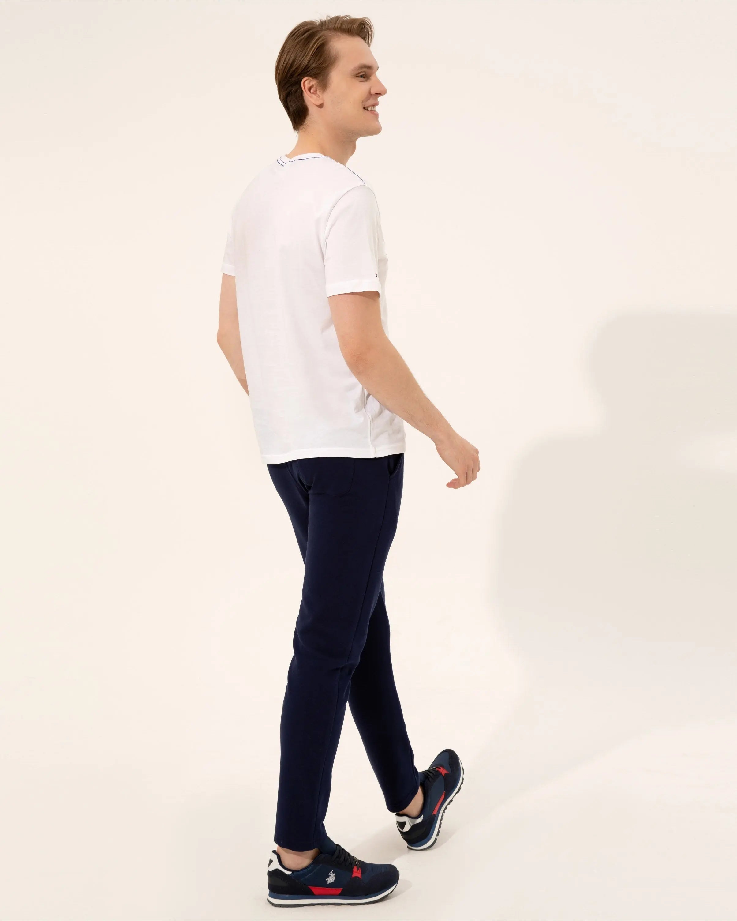 Dark Blue Knitting Trouser - BEVAVA