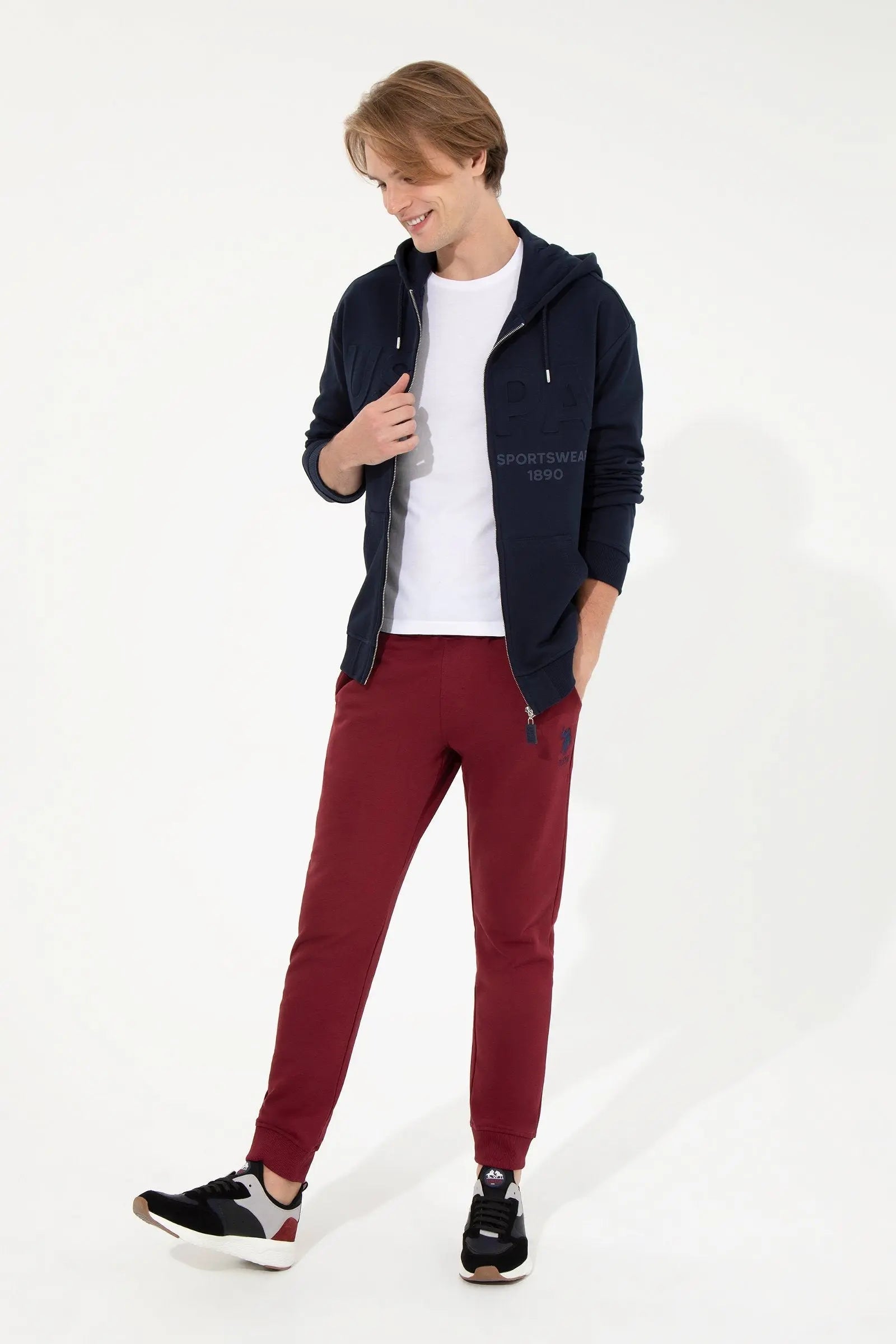 Red Knitting Trouser - BEVAVA