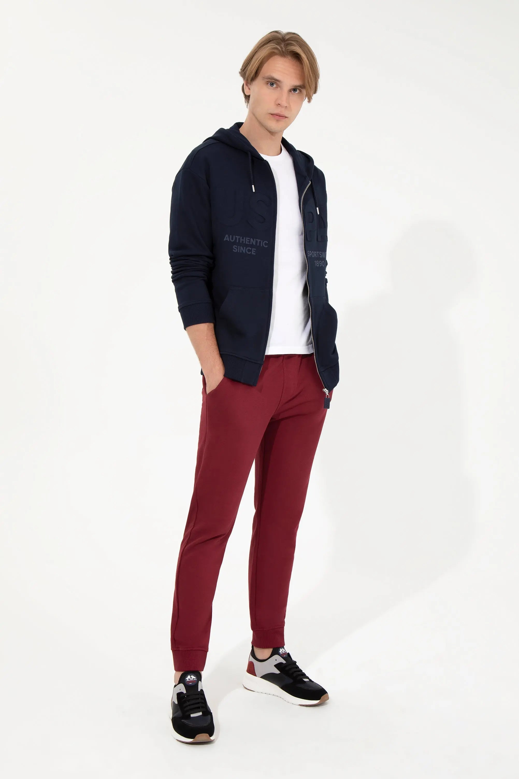 Red Knitting Trouser - BEVAVA