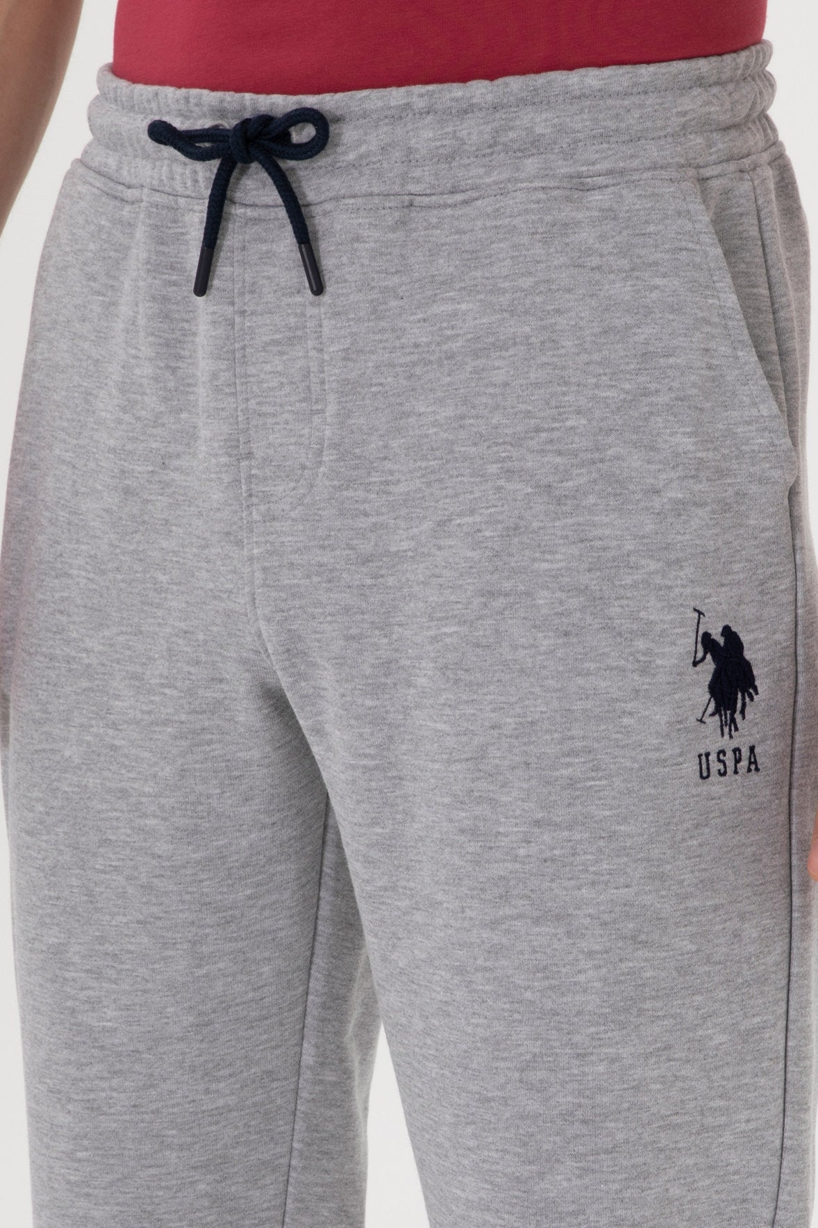 U.S. Polo Assn._Grey Melange Knitting Trouser_G081SZ0OP0 2084678_VR086_05