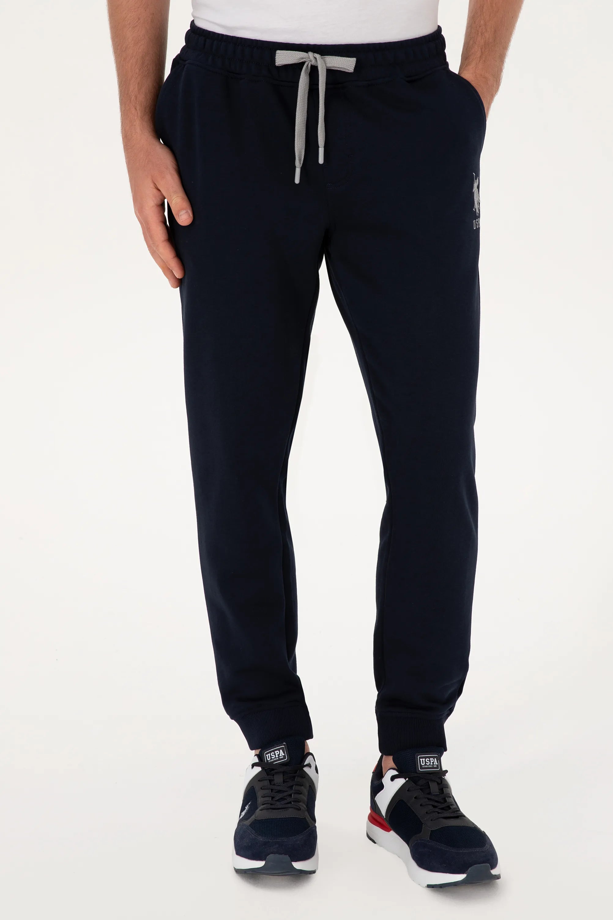 U.S. Polo Assn._Navy_Navy Sweatpants With Logo_G081SZ0OP0 2225511_VR033_02