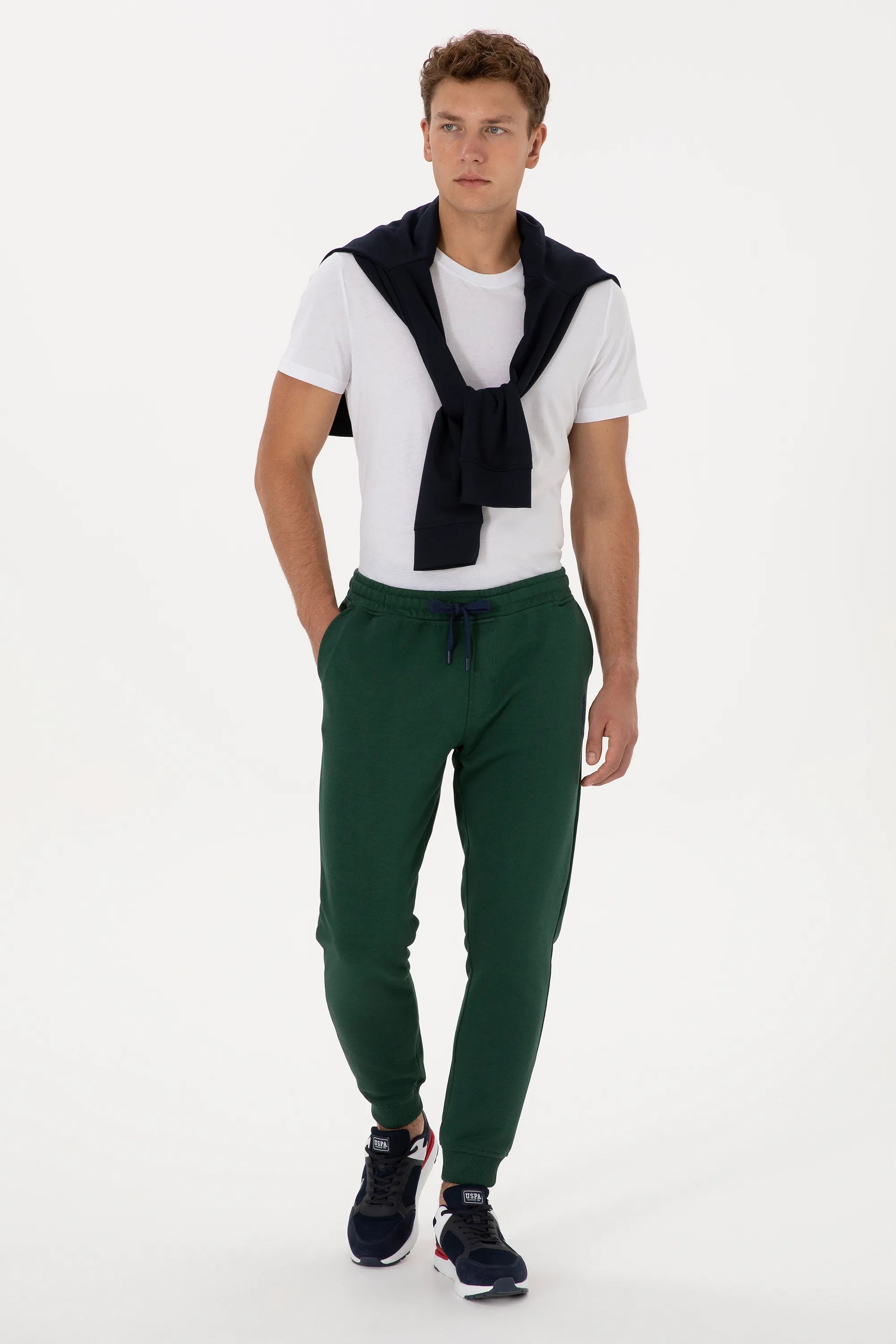 U.S. Polo Assn._Dark Green_Dark Green Sweatpants With Logo_G081SZ0OP0 2225511_VR079_03