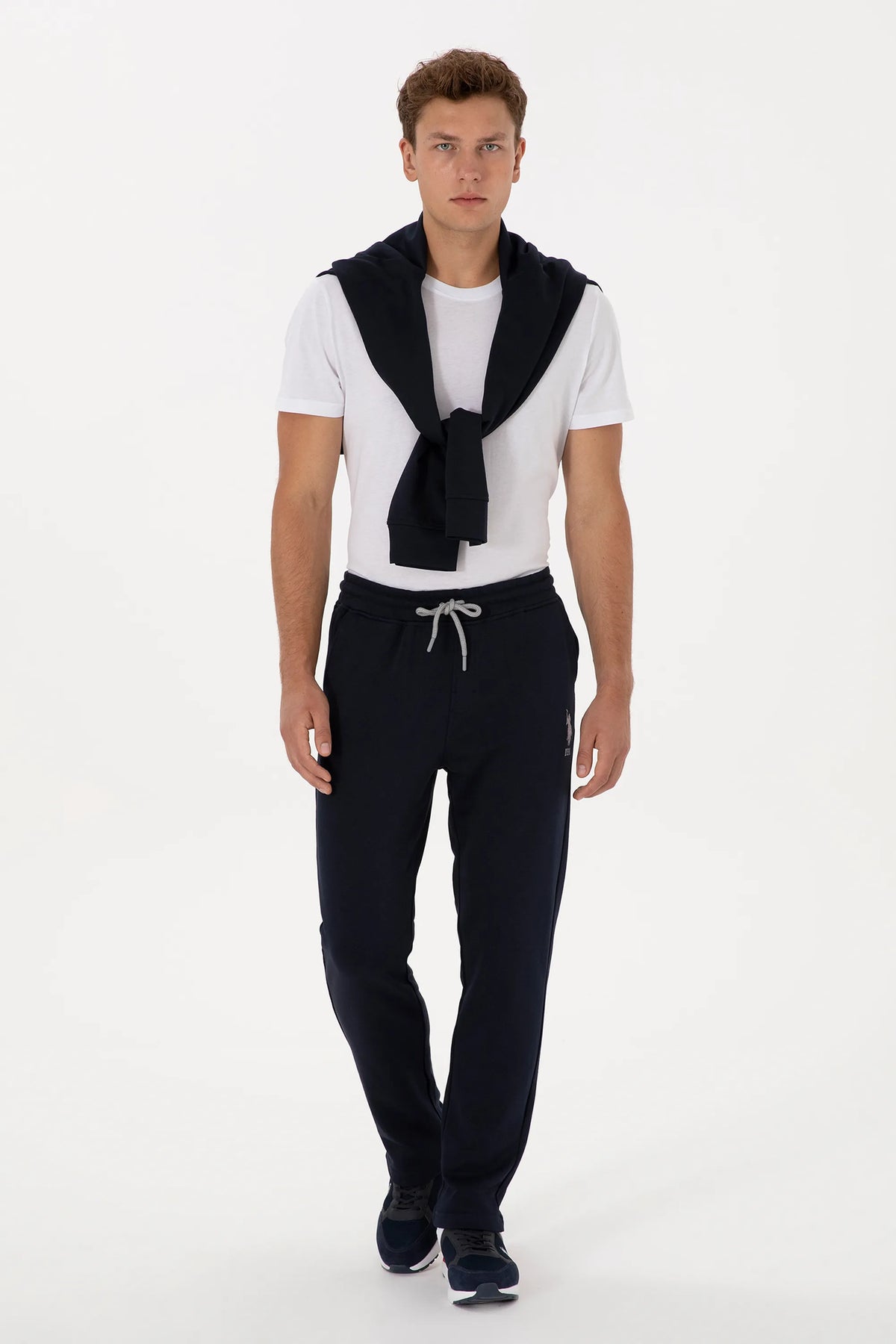 U.S. Polo Assn. Navy Men Navy Straight Leg Jersey Sweatpants SKU: G081SZ0OP0 2225561_VR033 Image 03