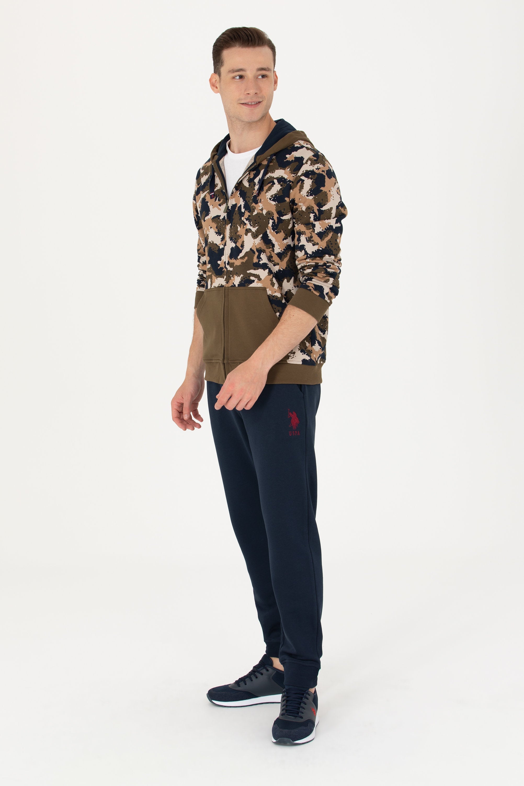 Navy Blue Sweatpants With Logo_G081SZ0OP0 1639139_VR033_05