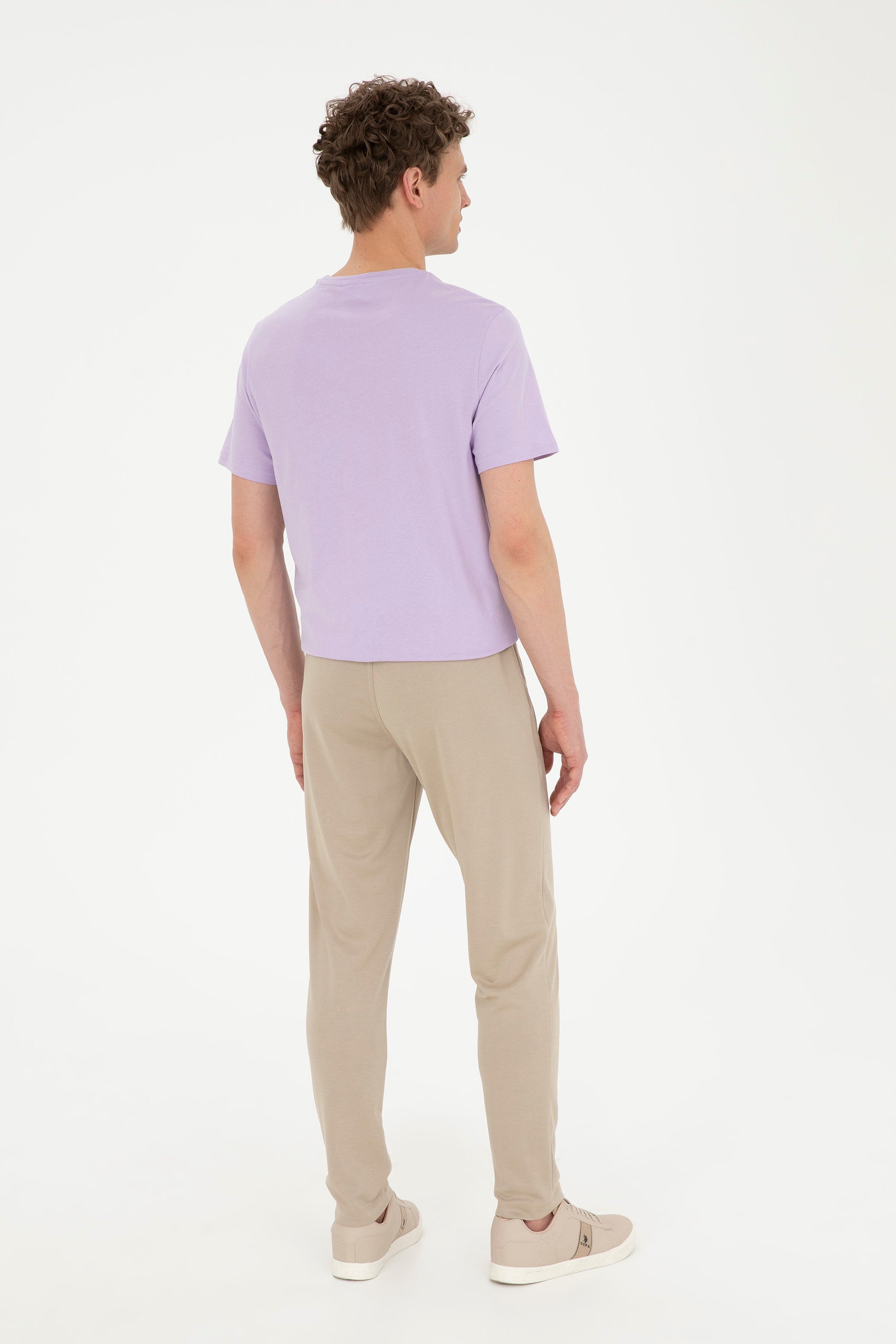 Beige Sweatpants With Logo_G081SZ0OP0 1823886_VR183_04