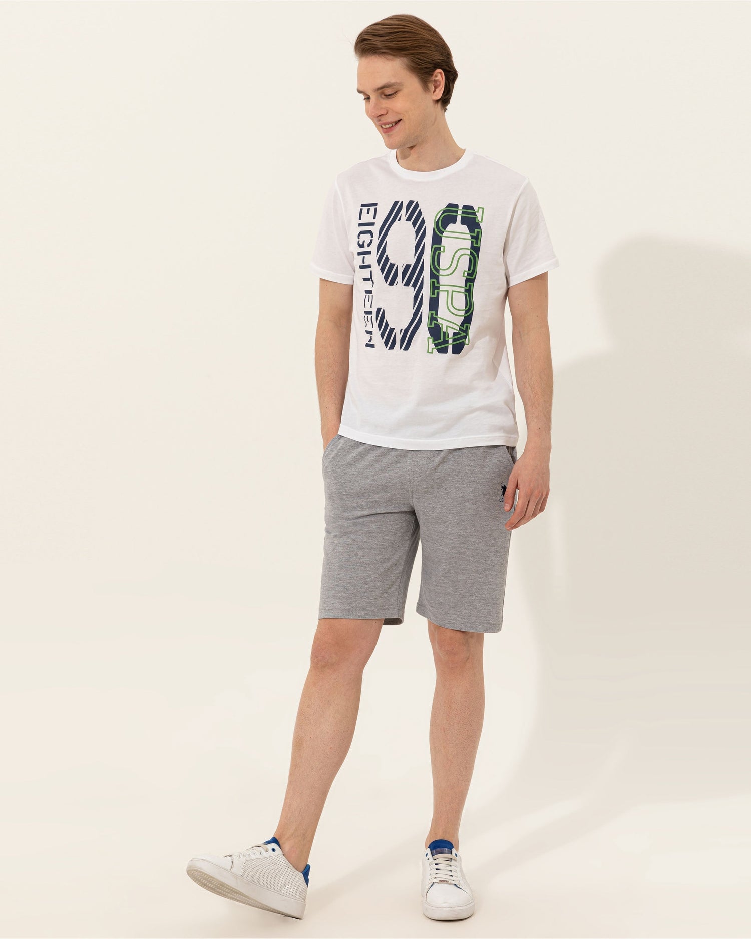 Light Grey Knitting Short U.S. Polo Assn.